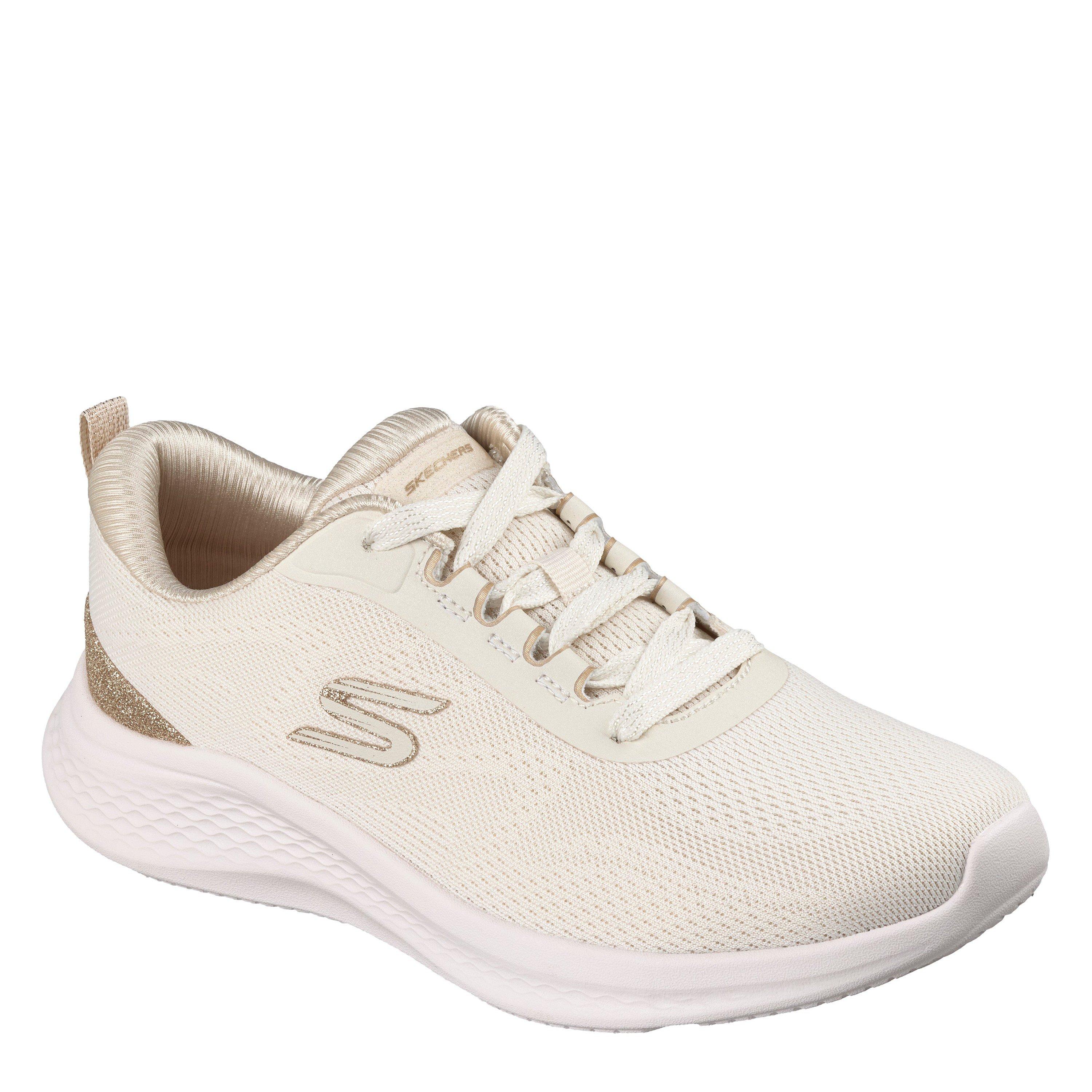 Natural/Gold - Skechers - Womens Trainers - 3