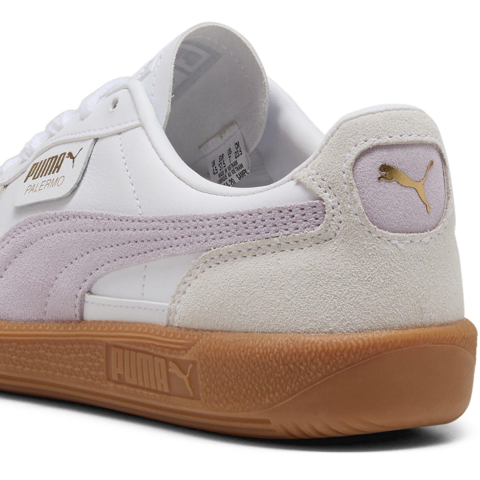 White-Lilac - Puma - Palermo Leather Womens Shoes - 5