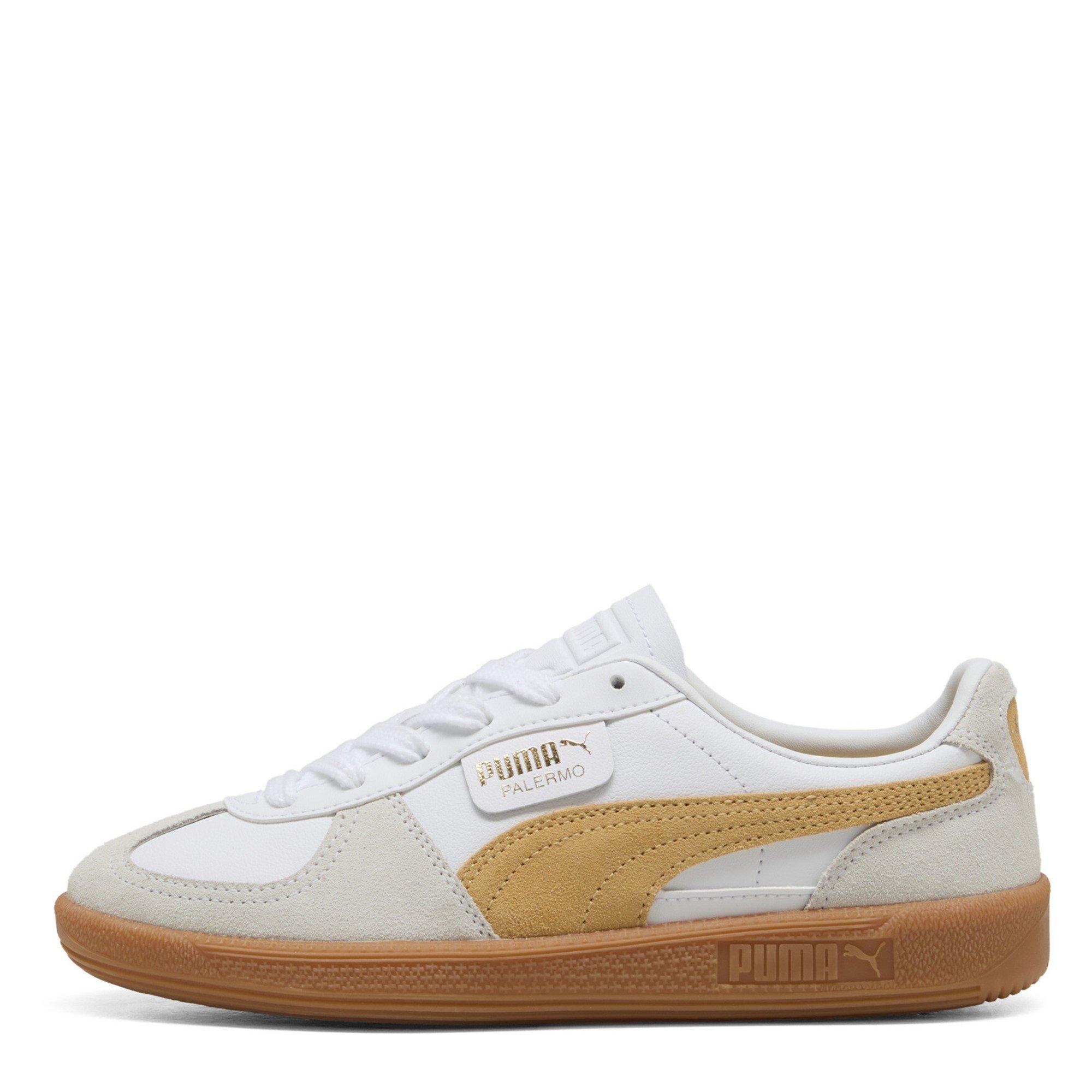 White-Apricot - Puma - Palermo Leather Womens Shoes - 2