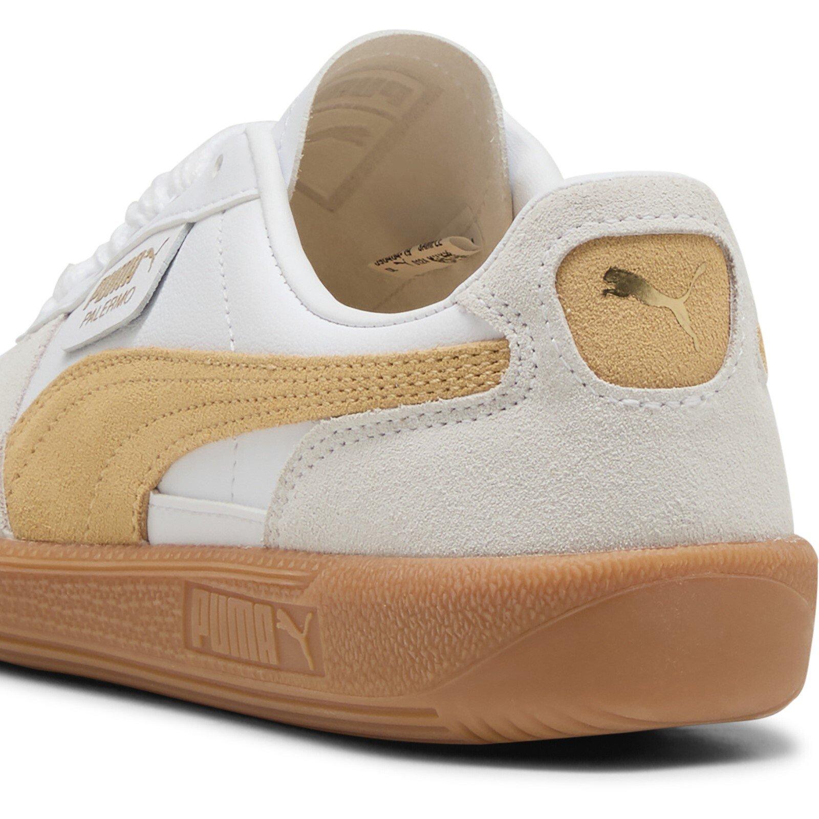 White-Apricot - Puma - Palermo Leather Womens Shoes - 5