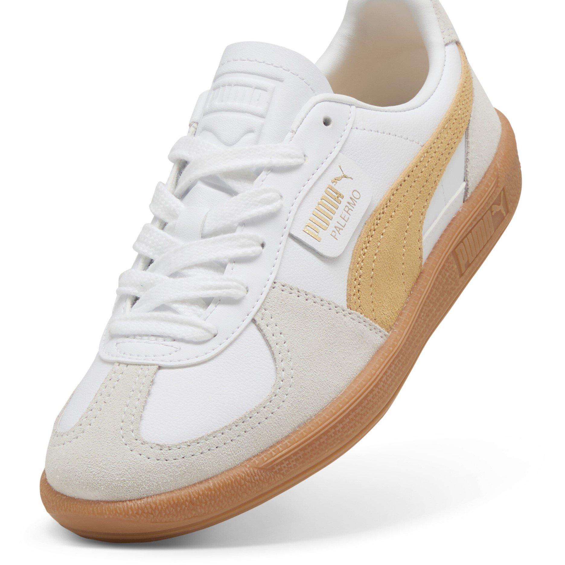 White-Apricot - Puma - Palermo Leather Womens Shoes - 6