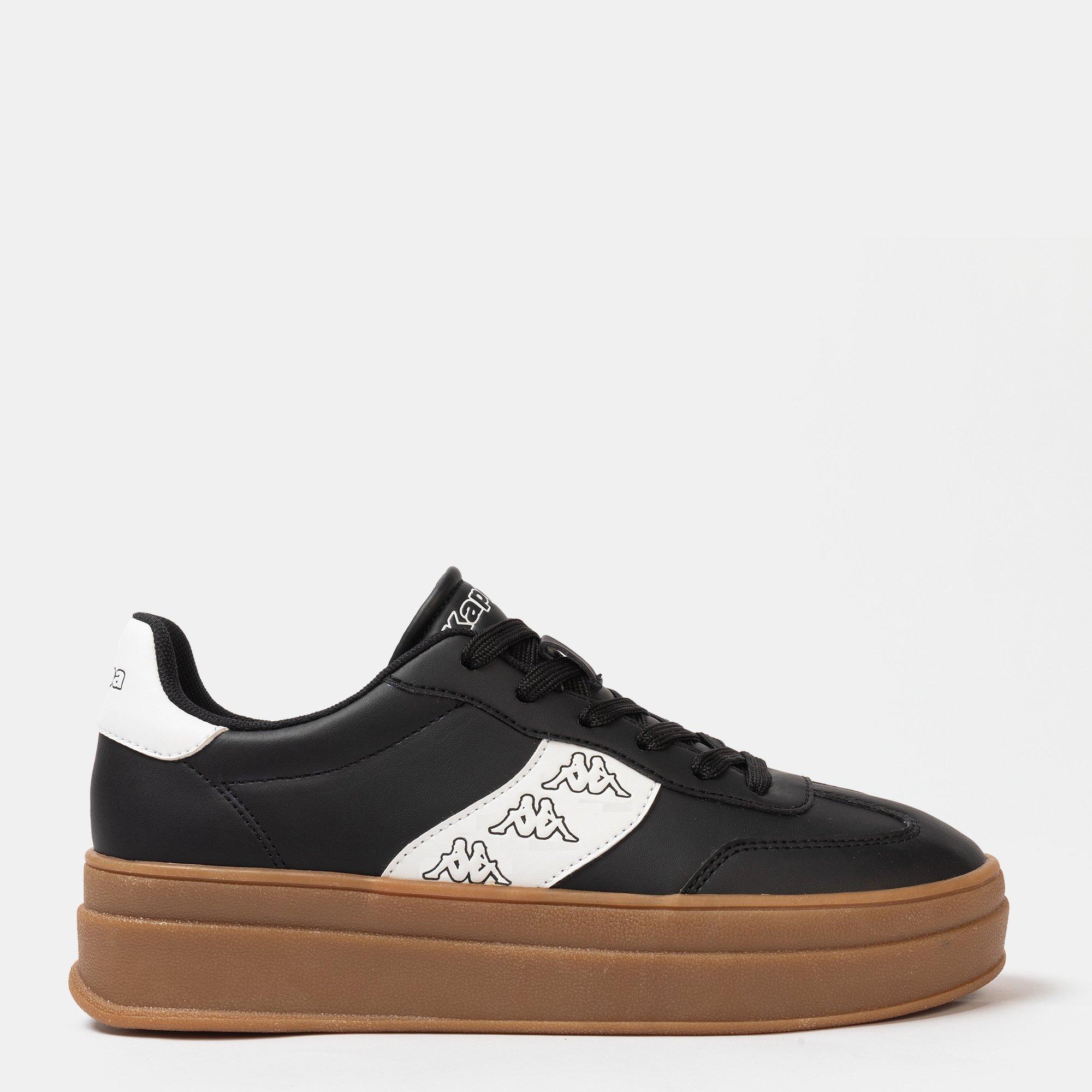 Black - Kappa - Scafa Platform Ladies Trainers - 1