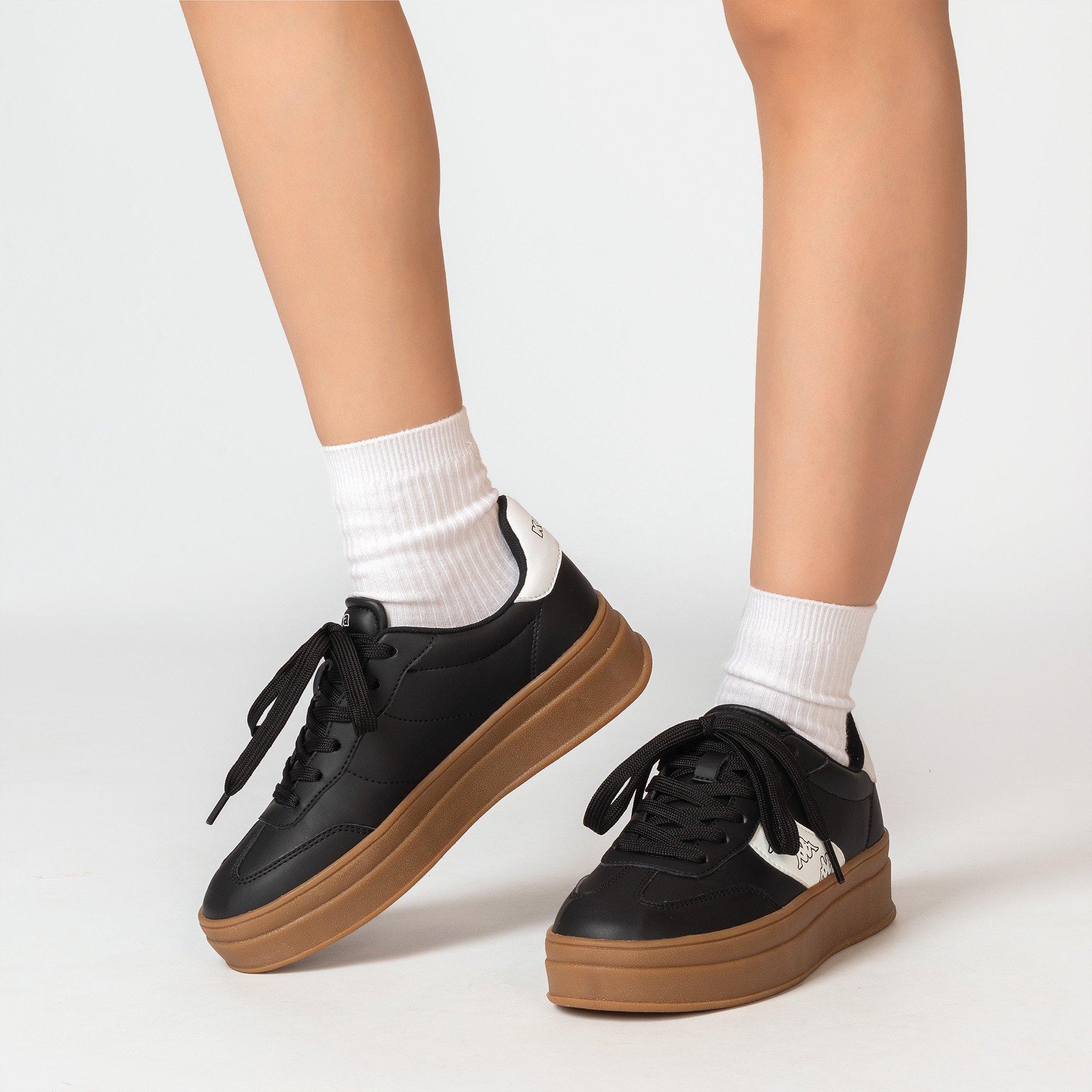 Black - Kappa - Scafa Platform Ladies Trainers - 3