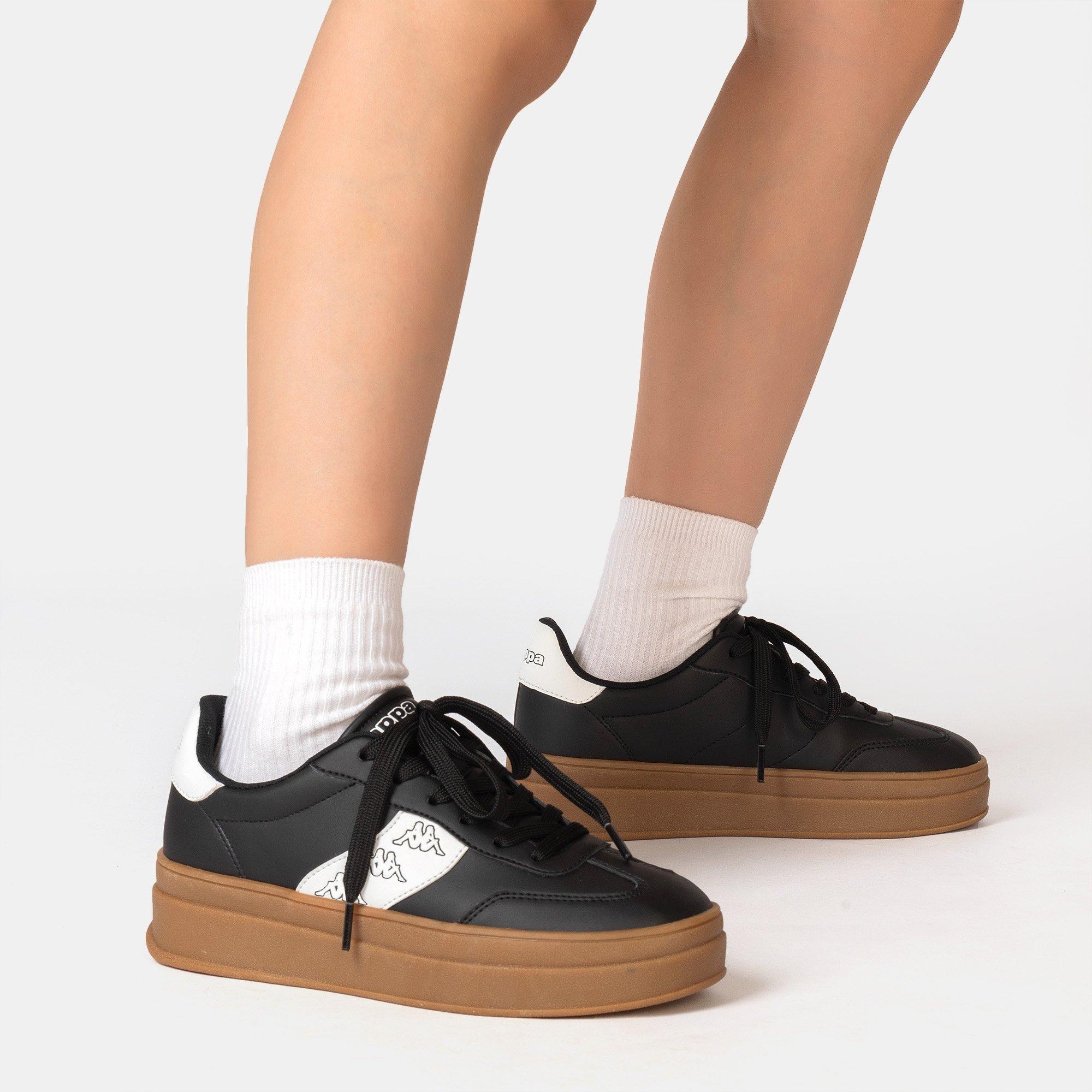 Black - Kappa - Scafa Platform Ladies Trainers - 6