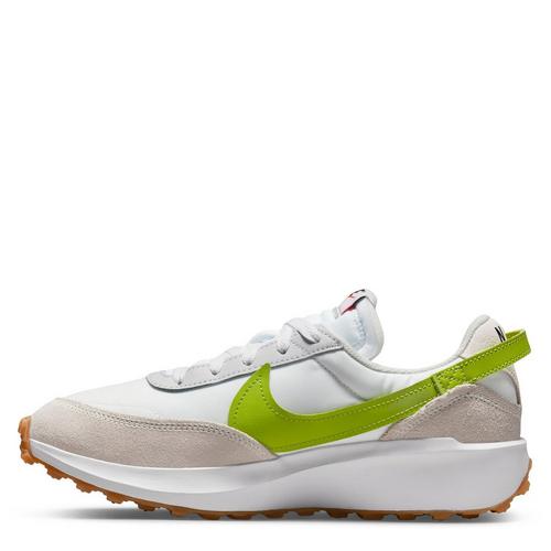 Wht/Green-Iris - Nike - Waffle Debut Womens Shoes - 2