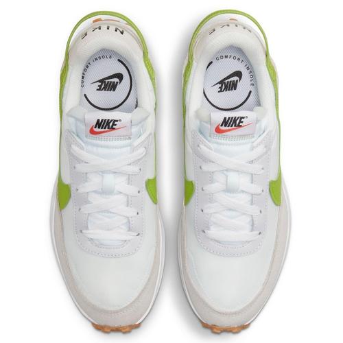 Wht/Green-Iris - Nike - Waffle Debut Womens Shoes - 4
