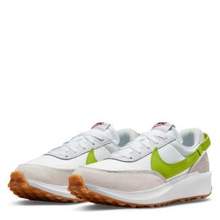 Wht/Green-Iris - Nike - Waffle Debut Womens Shoes - 5
