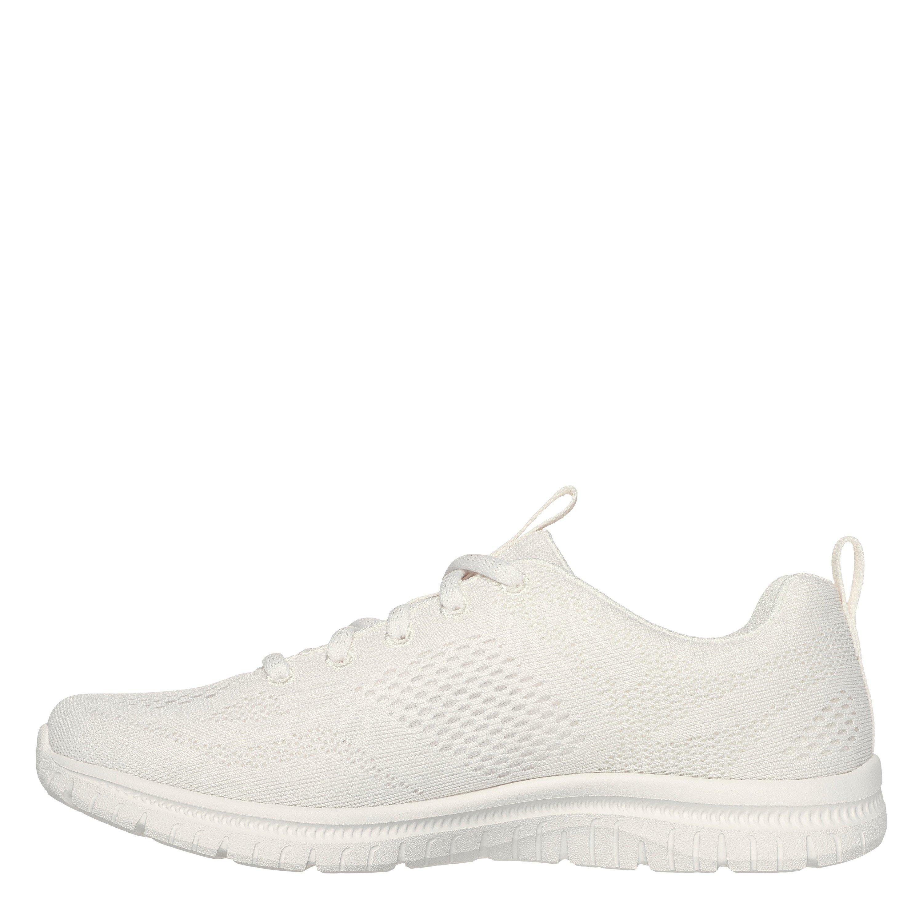 Blanc cassé - Skechers - Engineered Mesh Lace-Up W Memory F Slip On Trainers Womens - 2