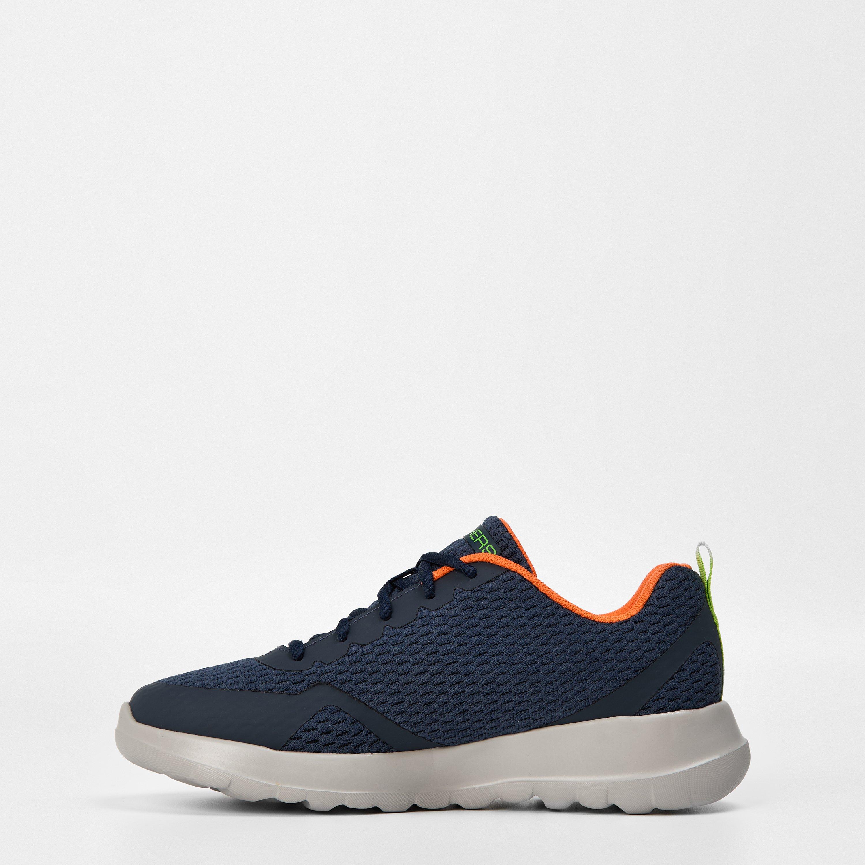 Marineblauw/Oranje - Skechers - Go Walk Joy Runner - 2