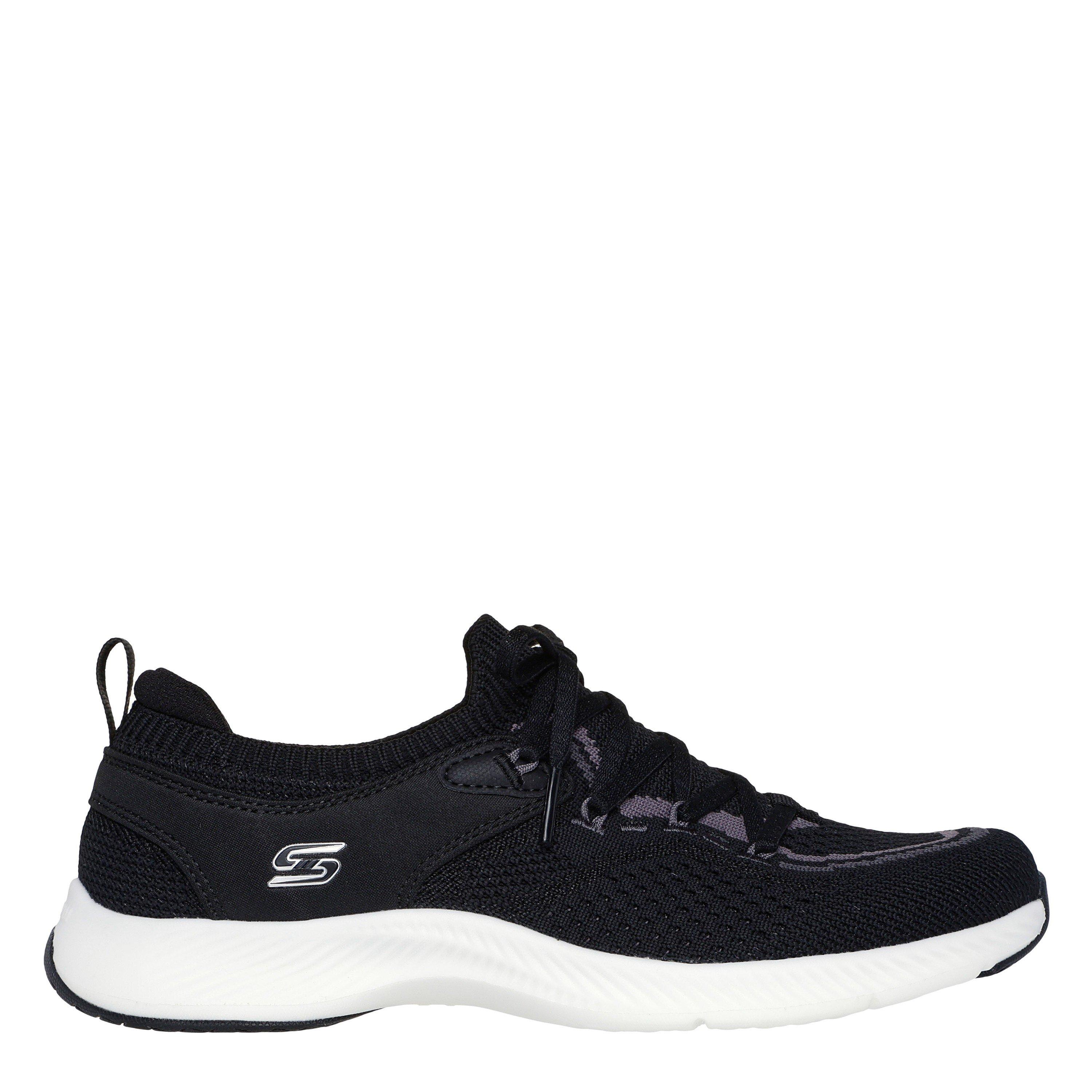 Skechers Women's Vf Move Slip On Trainers - Black/Grey - 2 (35)