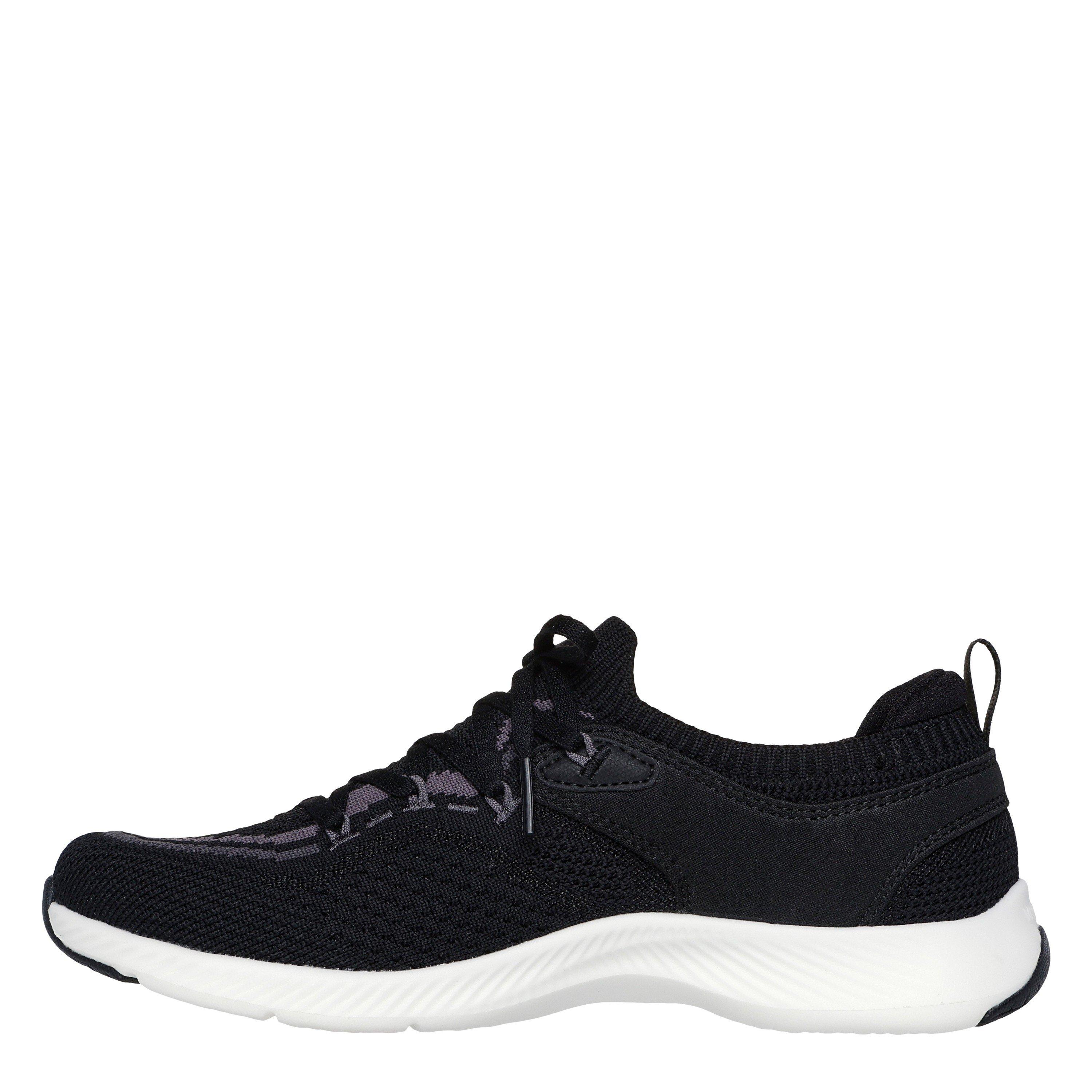 Black/Grey - Skechers - Women's VF Move Slip On Trainers - 2