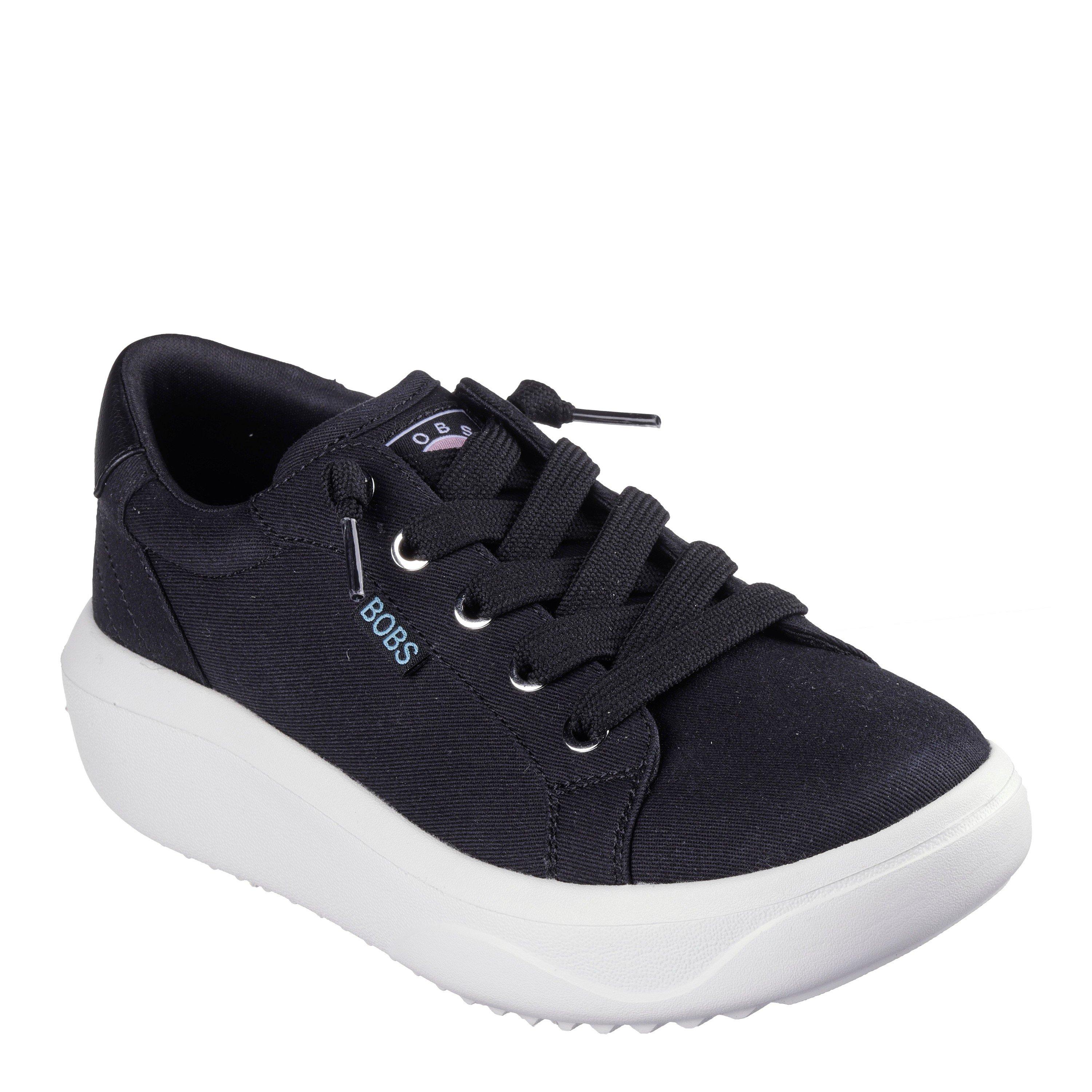 Black - Skechers - Women's Popupsmax Classic Low-Top Trainers - 3