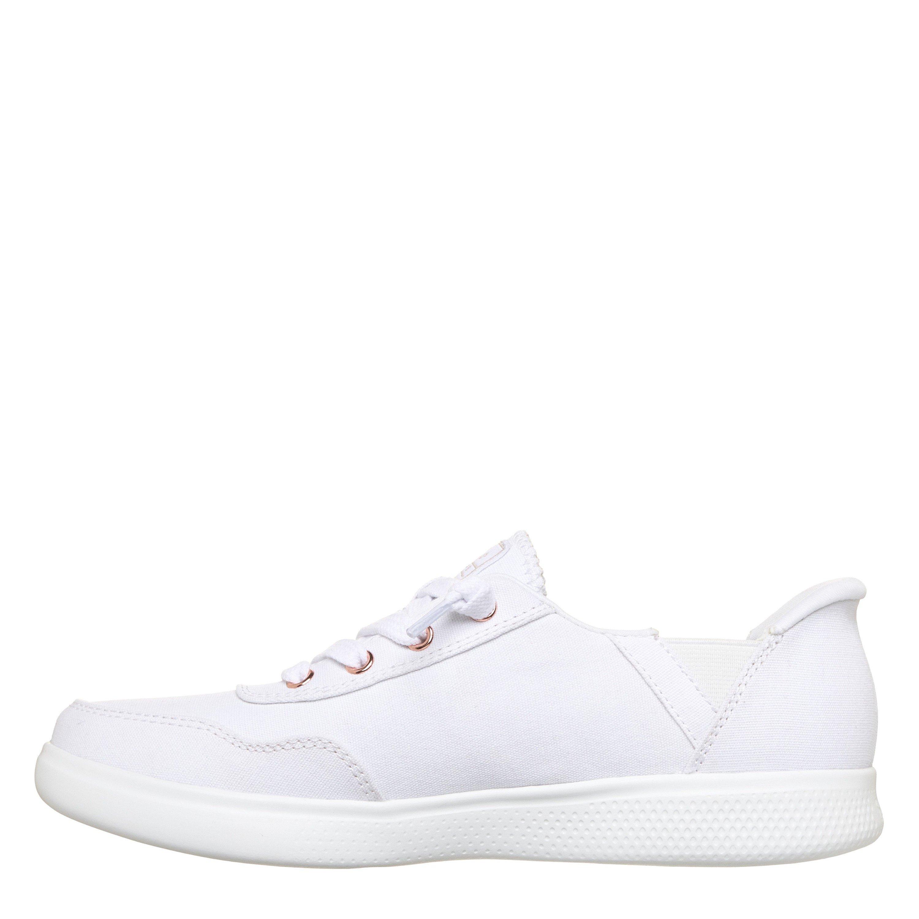 White - Skechers - Women's Bobs Skipper Keep It Sweet Slip On Trainers - 2