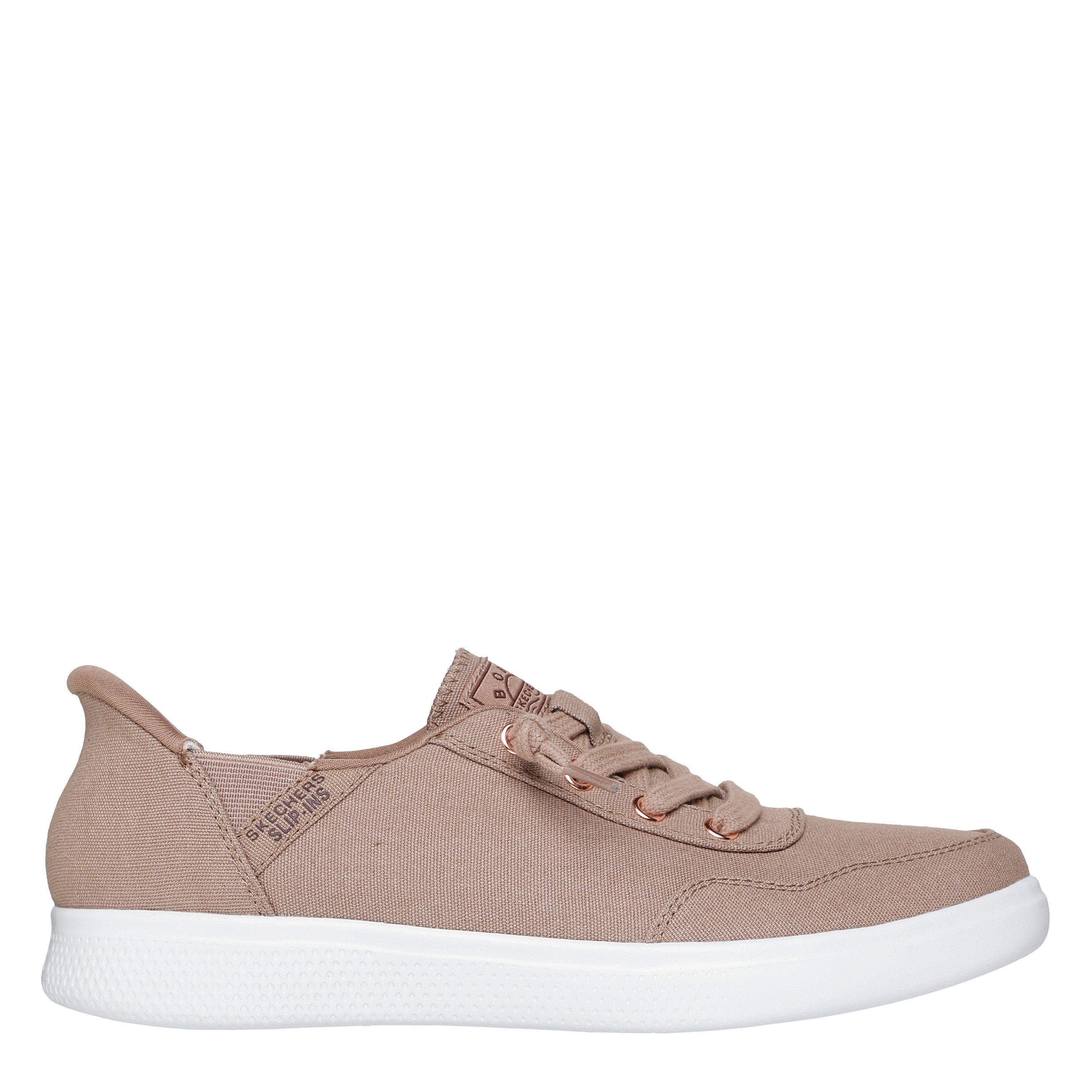 Skechers Women's Bobs Skipper Keep It Sweet Slip On Trainers - Tan - 2.5 (35.5)
