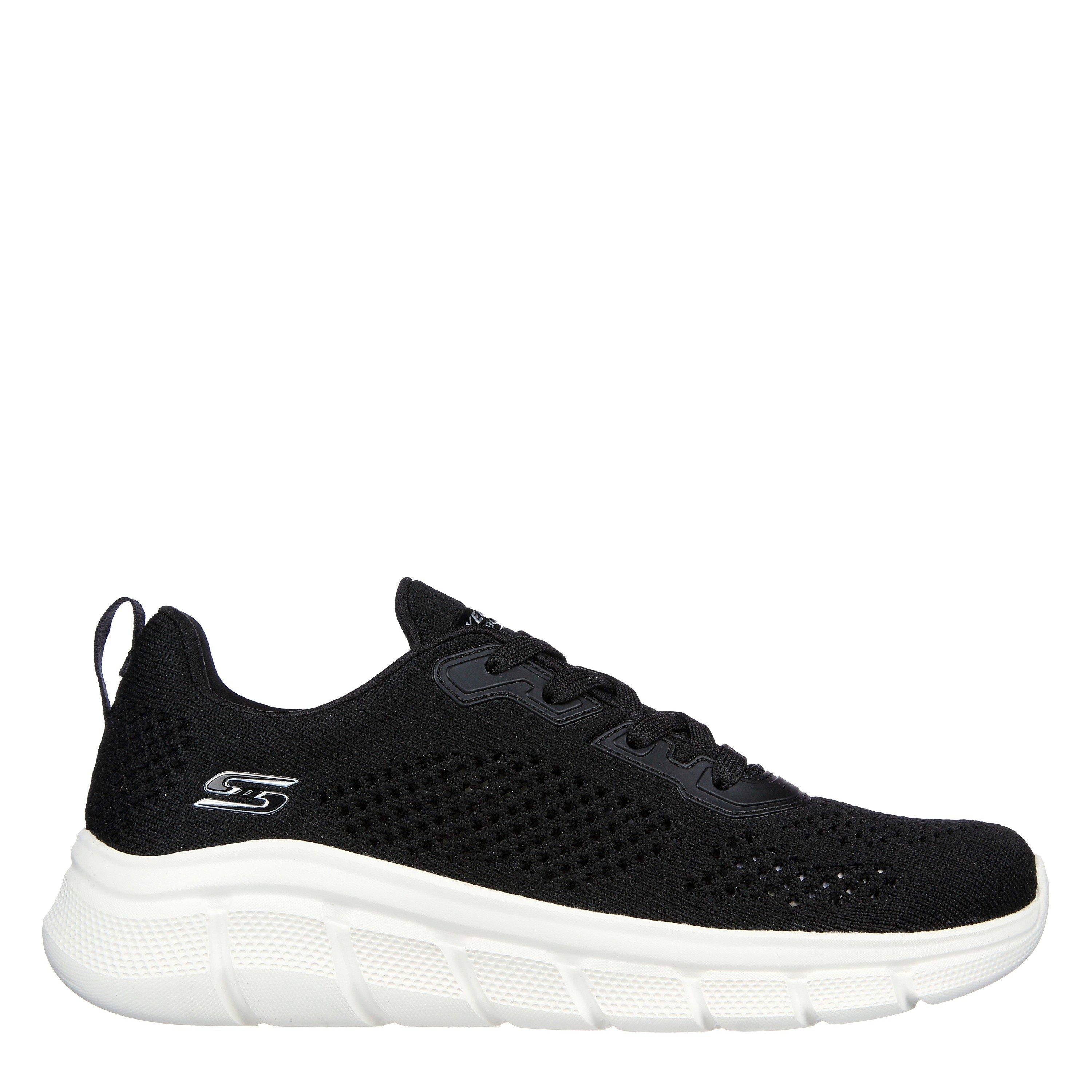 Black - Skechers - Women's Bobsbflex Slip On Trainers - 1
