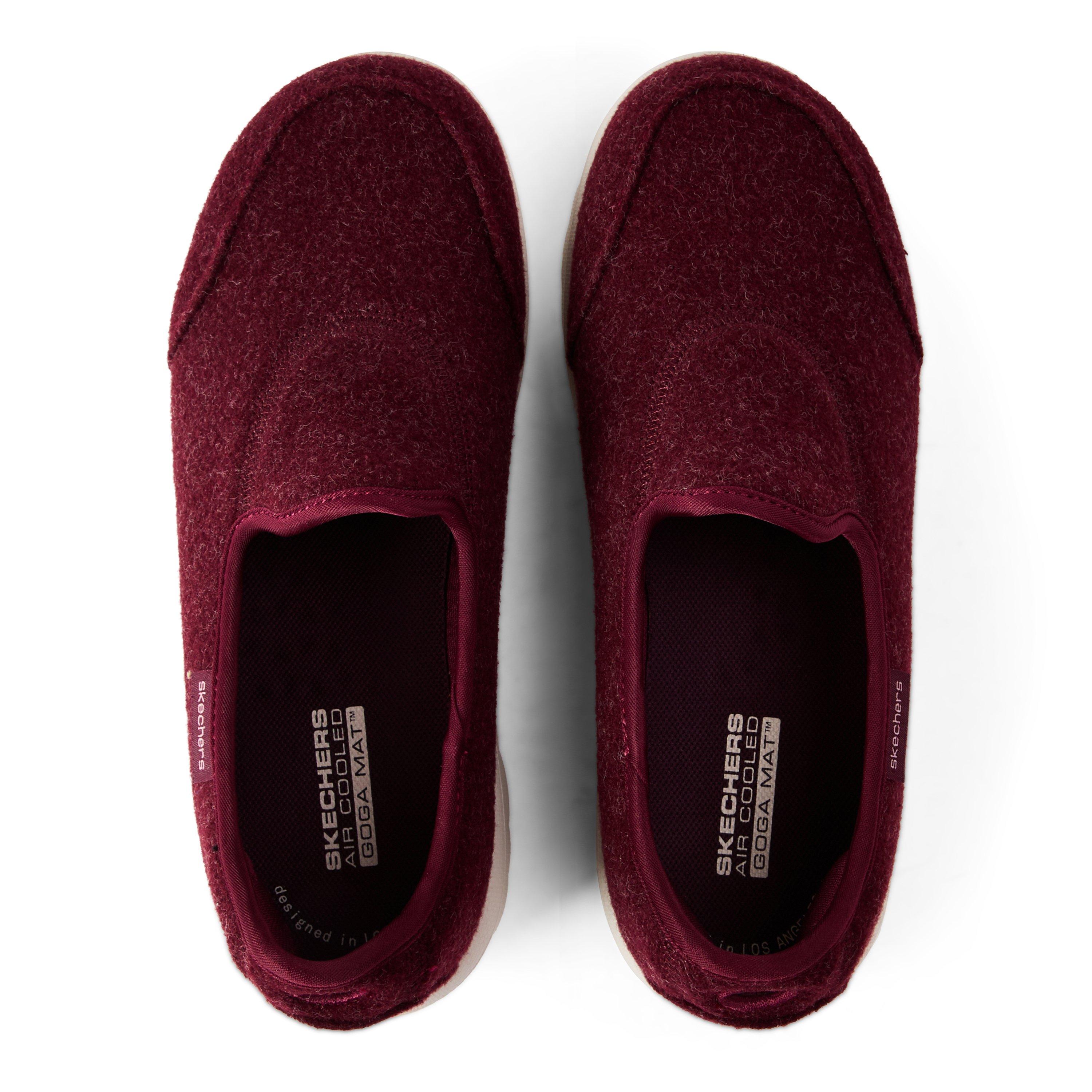 Burgundy - Skechers - Women's Slip On Trainers - 4