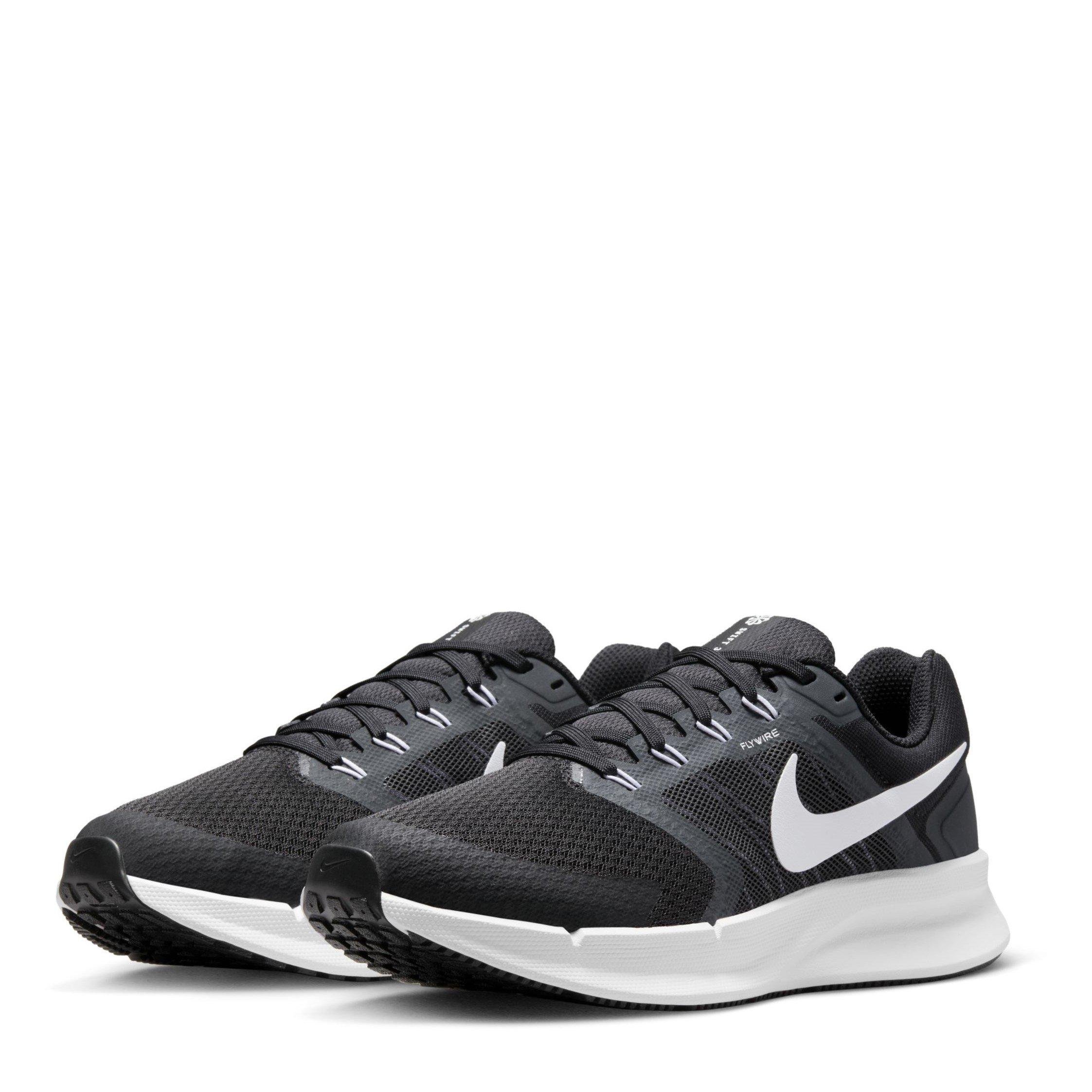 Blk/White-Grey - Nike - Run Swift 3 Womens Running Shoes - 4