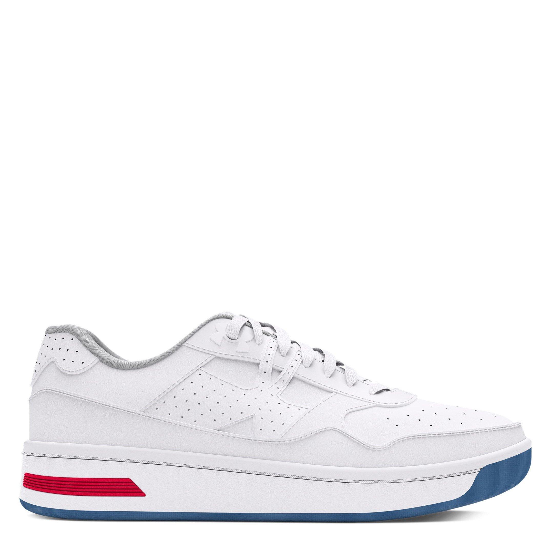 White/White - Under Armour - Women's Court Trainers - 1