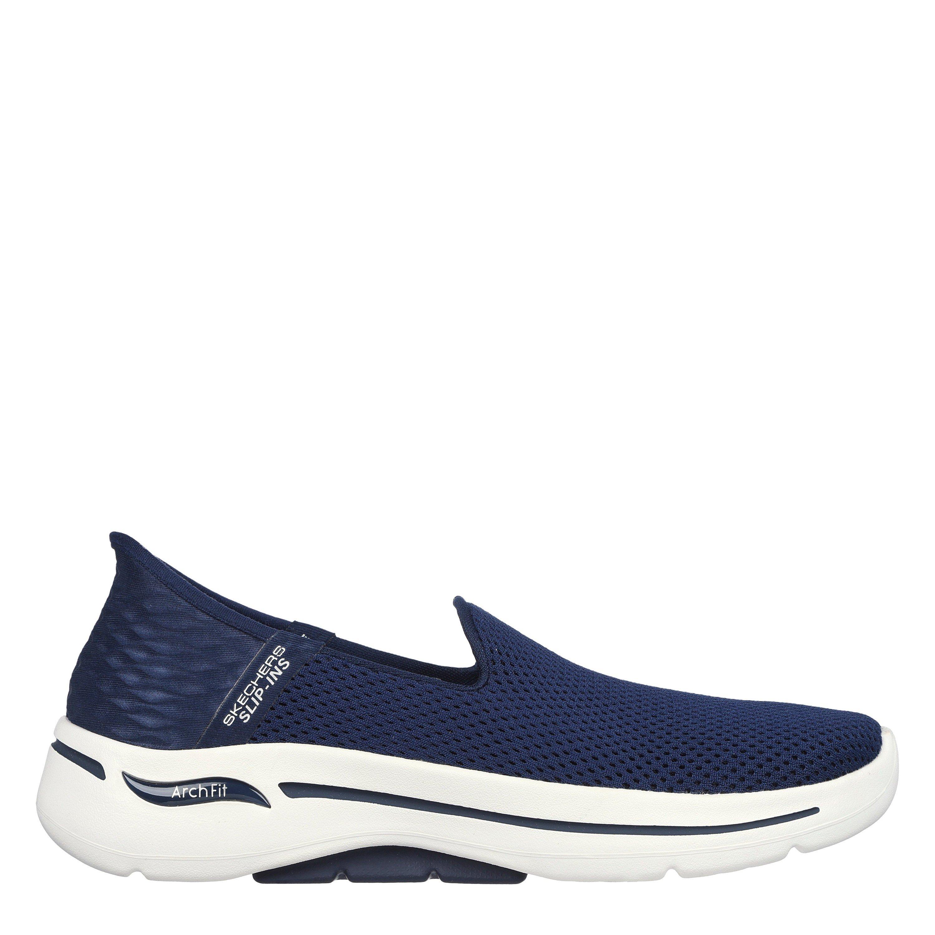 Skechers Women's Slip On Trainers - Navy/White - 2.5 (35.5)