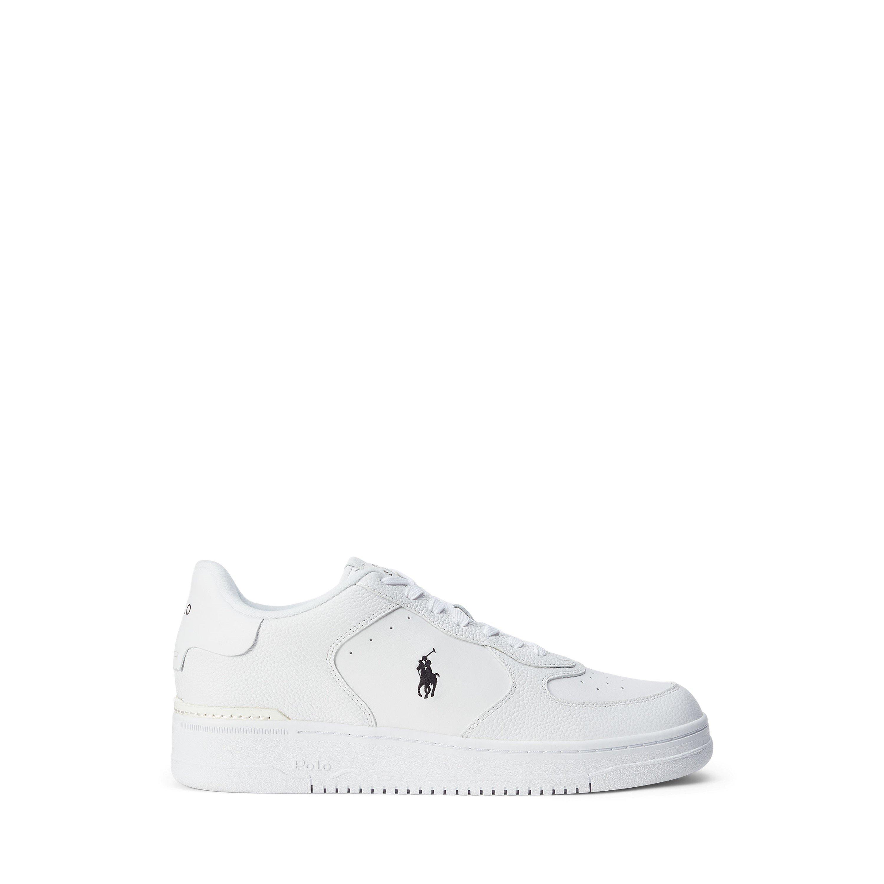 Polo Ralph Lauren Women's Masters Court Suede Trainers - White - 5 (38)
