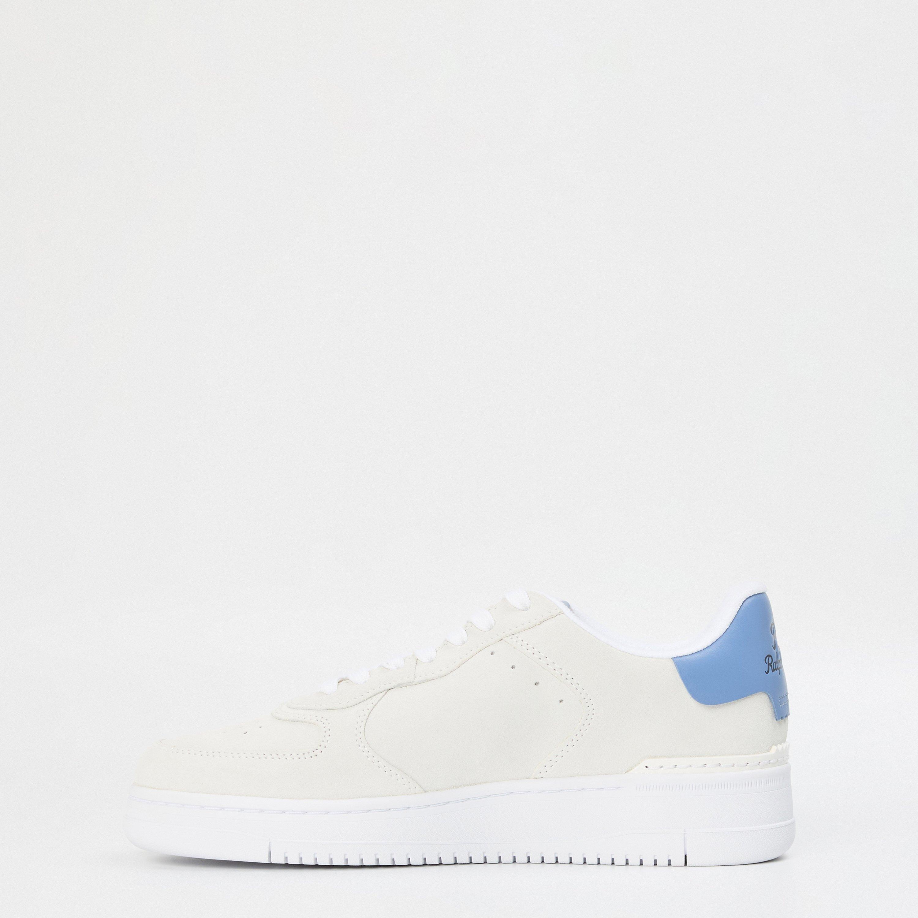 White - Polo Ralph Lauren - Masters Court Suede Trainers - 2