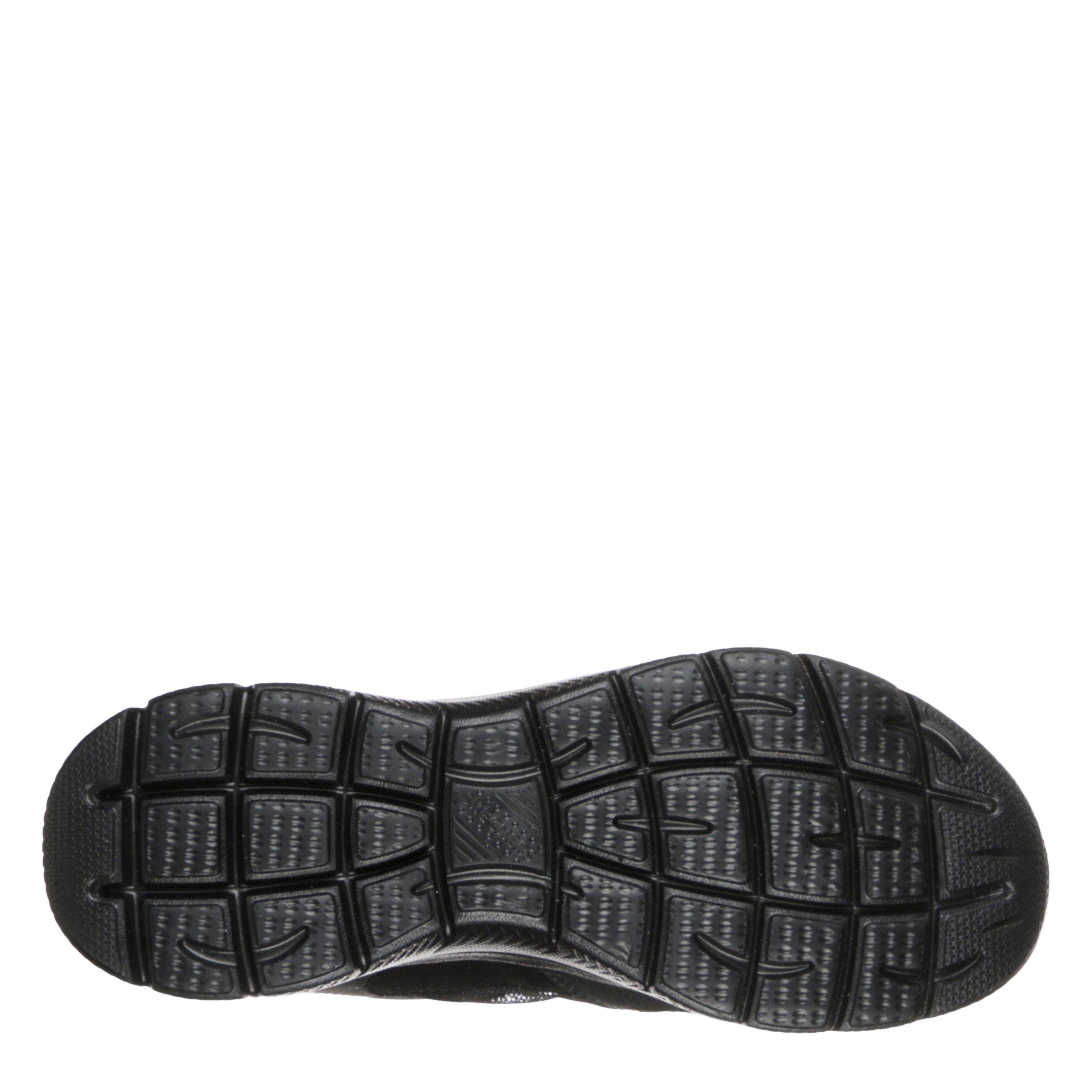 Schwarz/Schwarz - Skechers - Mono Mesh Qtr Lace-Up W Mf Low-Top Trainers Womens - 4