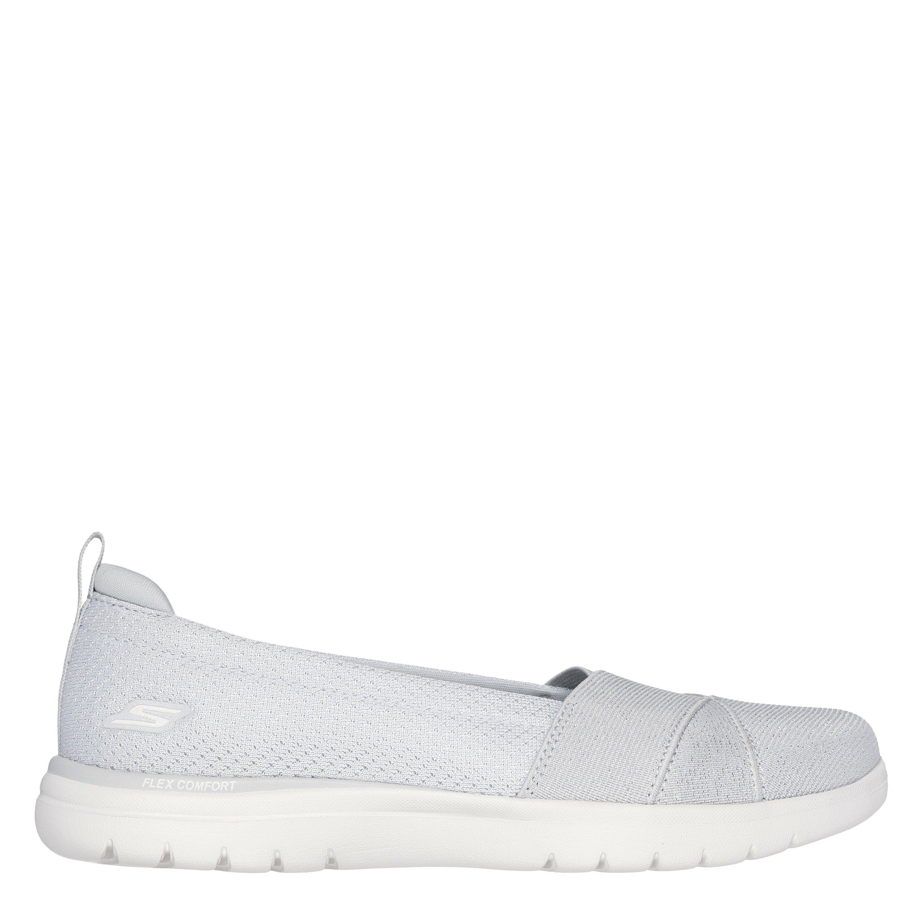 Skechers Women's Slip On Trainers - Light Grey - 2.5 (35.5)