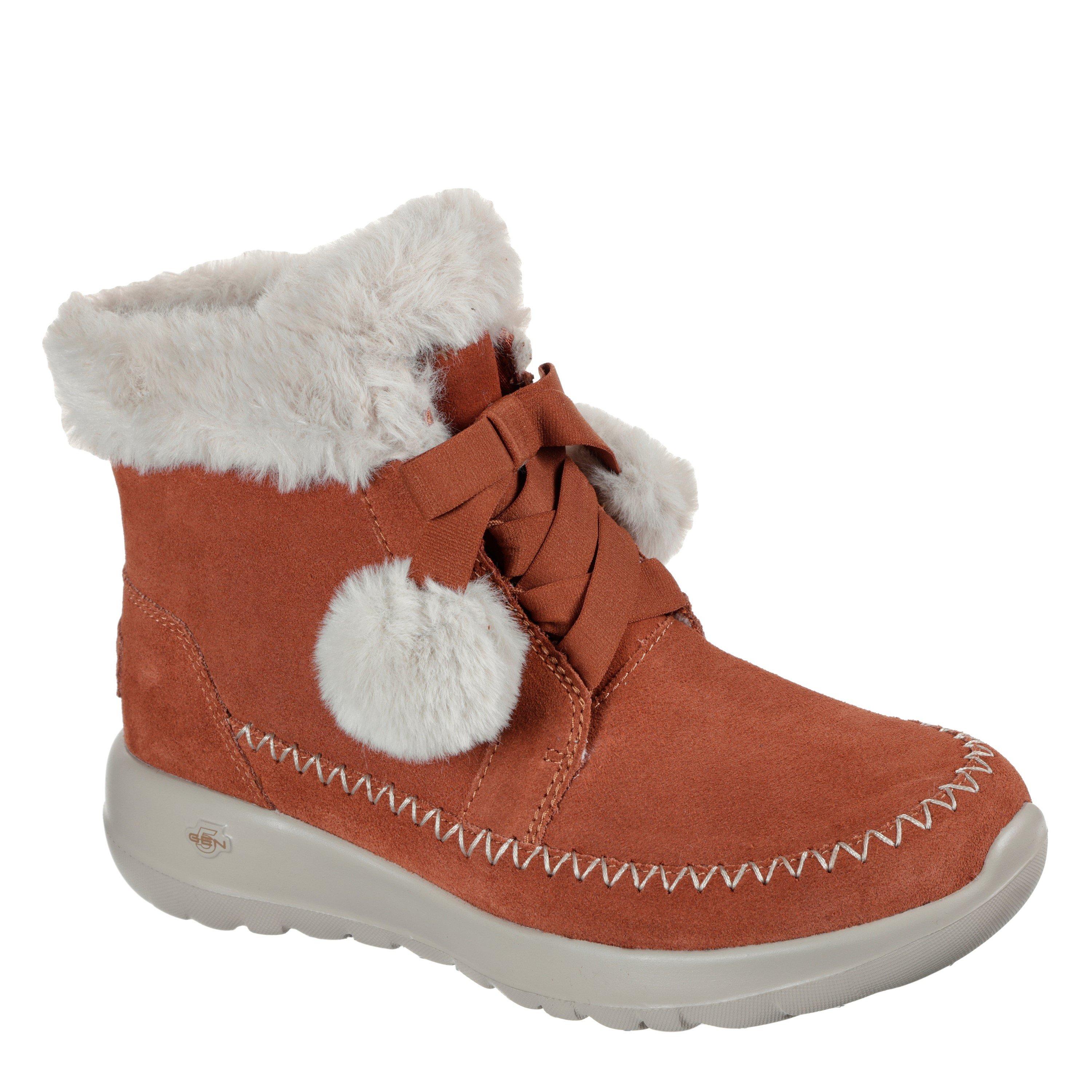Skechers Women's Slip On Trainers - Rust - 5.5 (38.5)