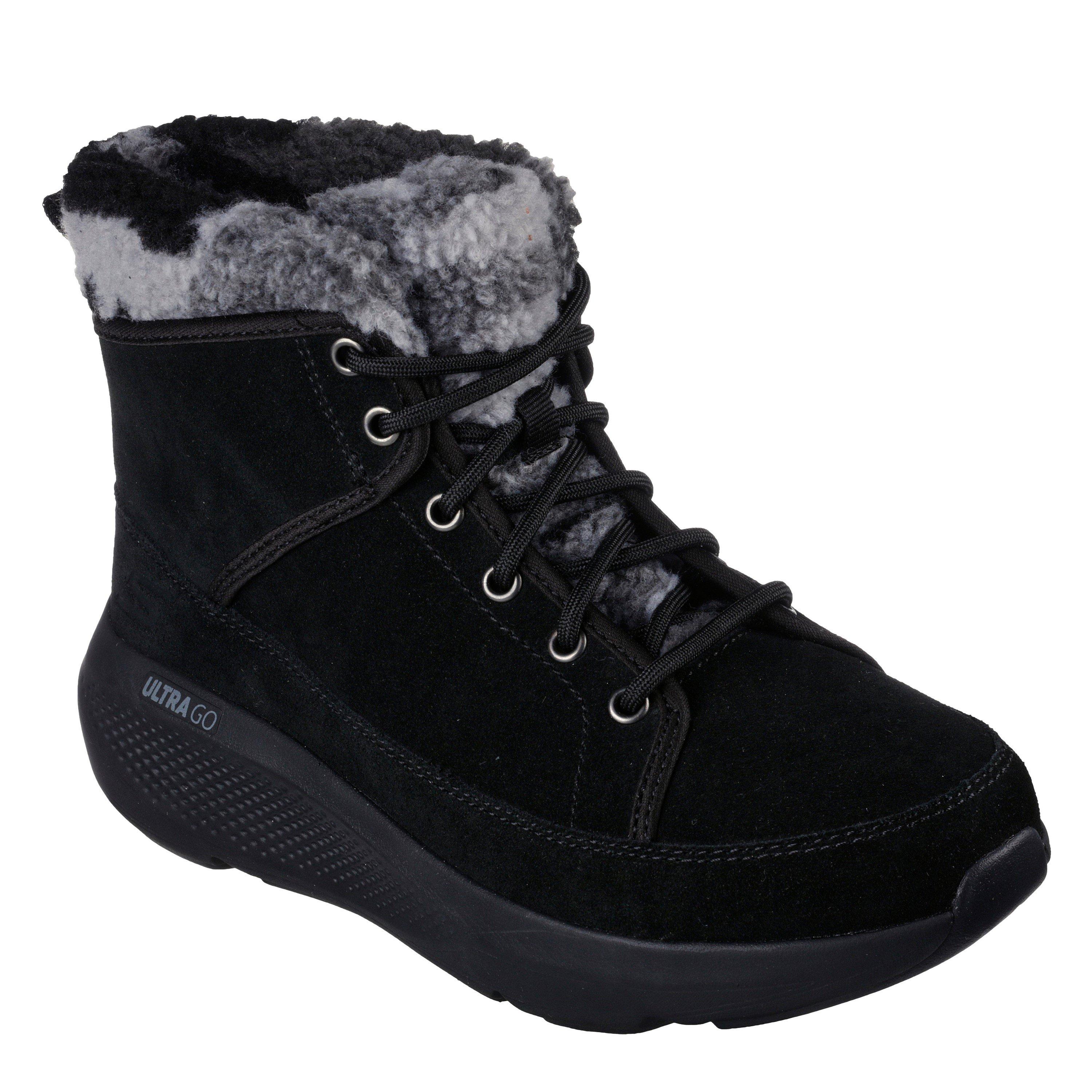 Skechers Women's High-Top Trainers - Black/Grey - 2 (35)
