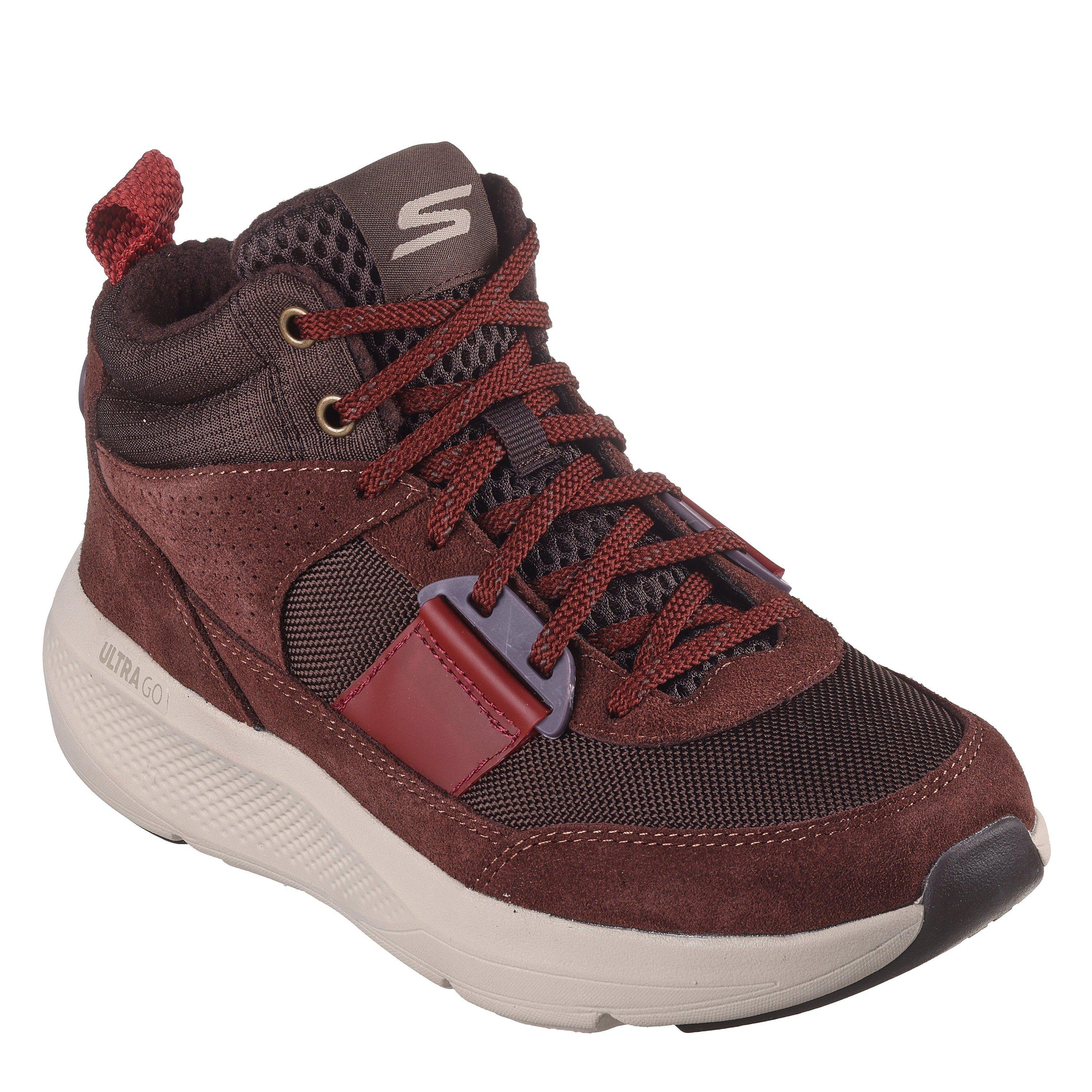 Brown/Taupe - Skechers - Women's OTG Elevate Slip On Trainers - 3