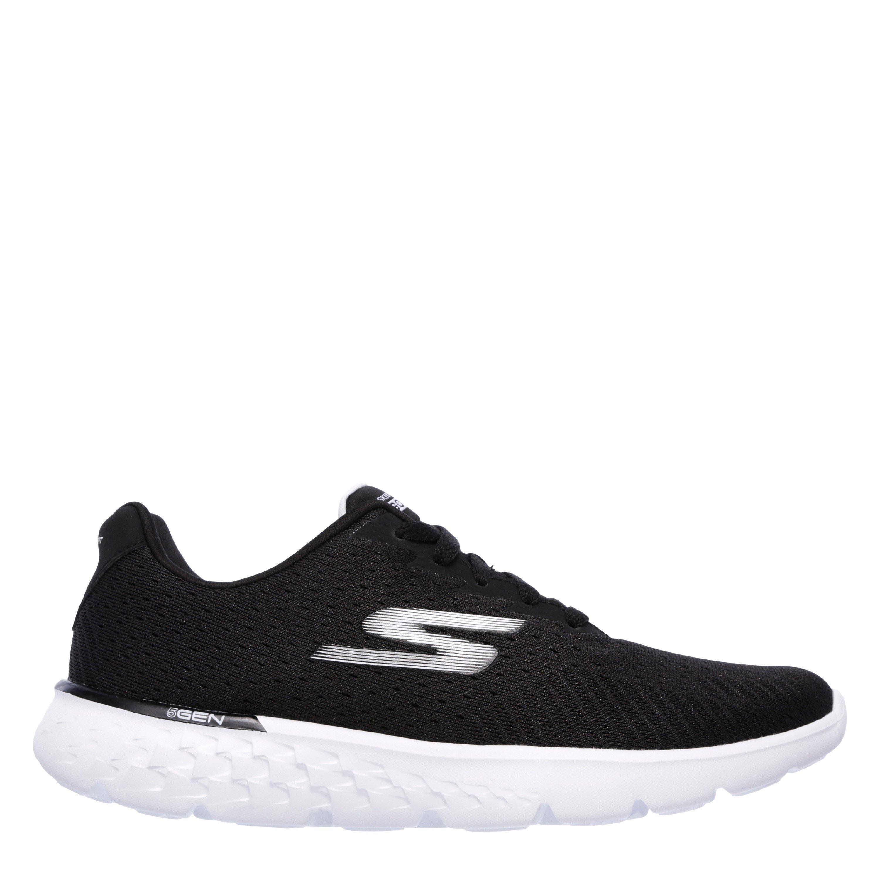 Black/White - Skechers - Women's Gorun400 Slip On Trainers - 1