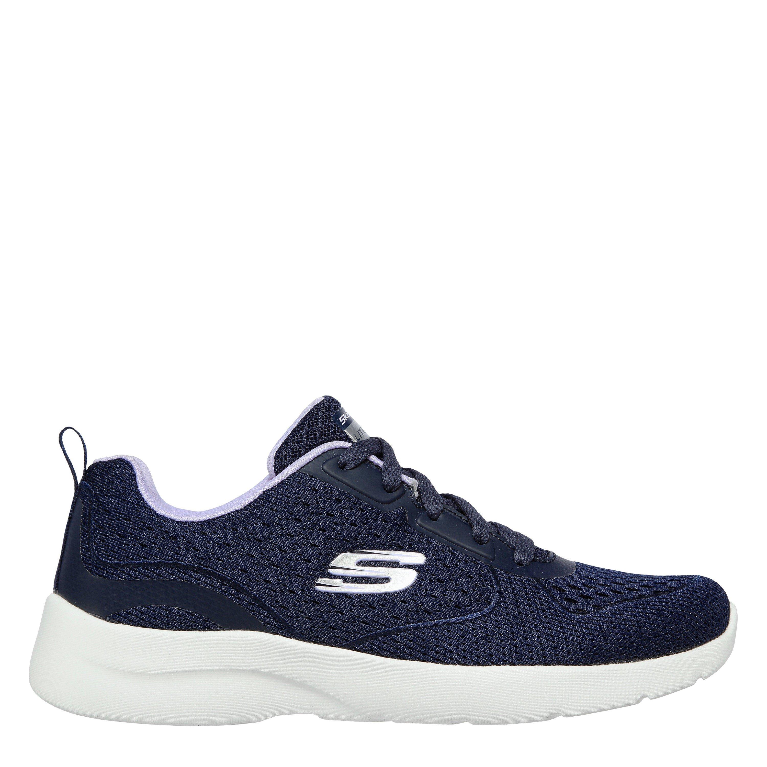 Azul-marinho/Lavanda - Skechers - Dynamight 2.0 Low-Top Trainers Womens - 3