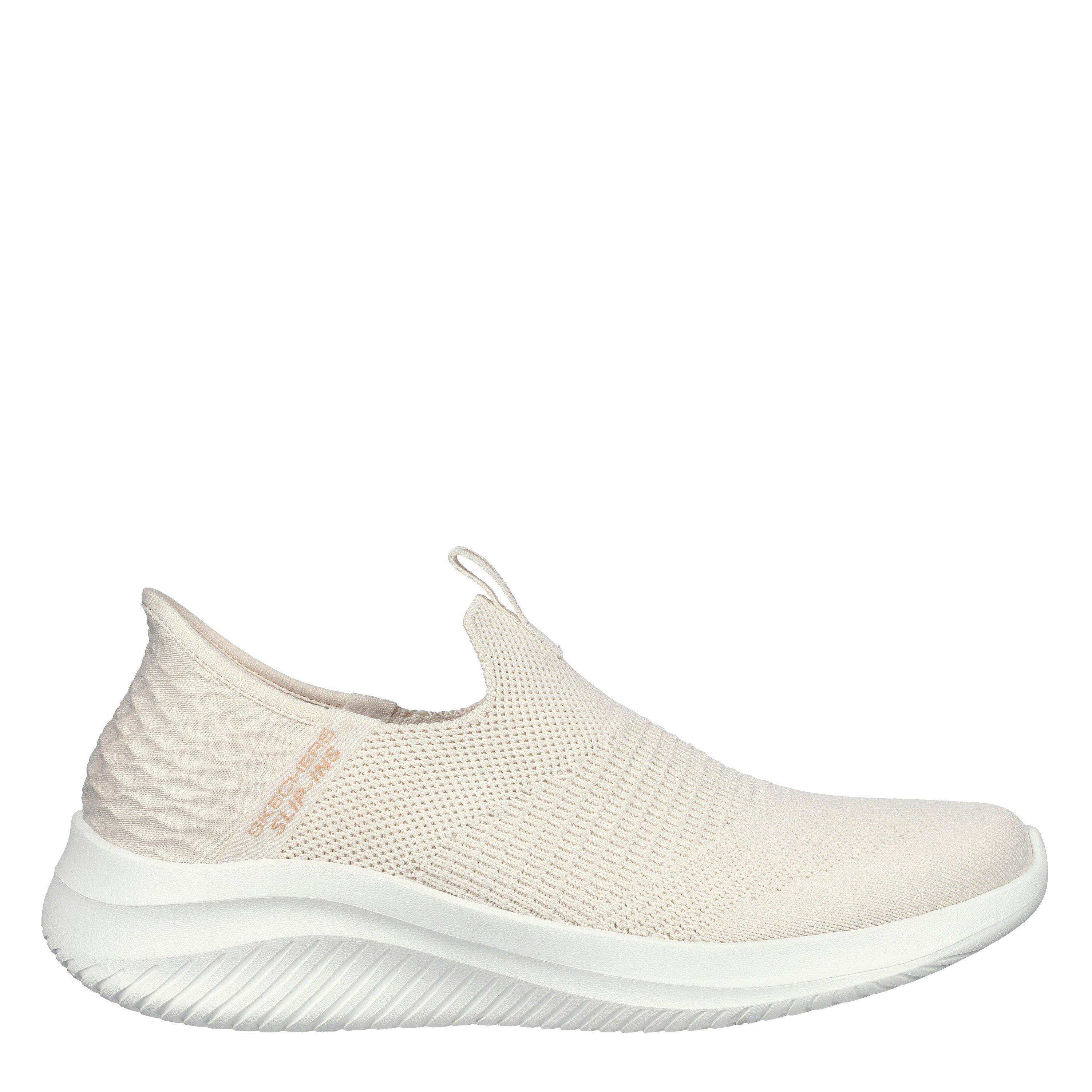 Natural - Skechers - Engineered Stretch Knit Slip-Ins W Slip On Trainers Womens - 1