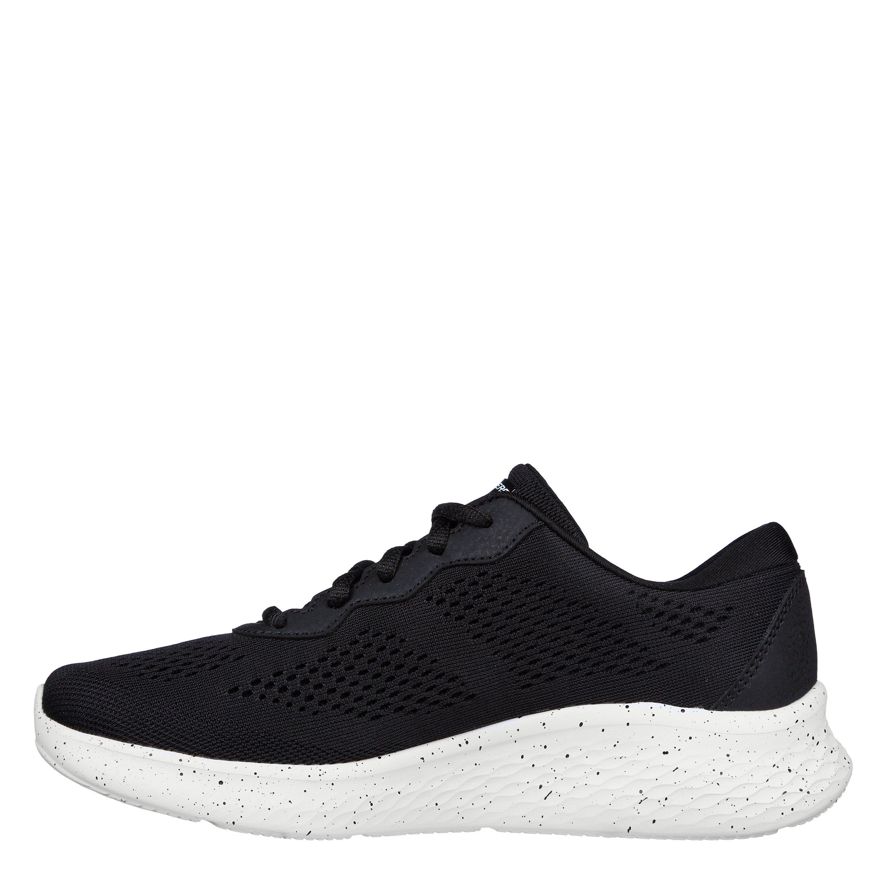 Noir/Blanc - Skechers - Engineered Mesh W Speckle Trim Lac Slip On Trainers Womens - 2