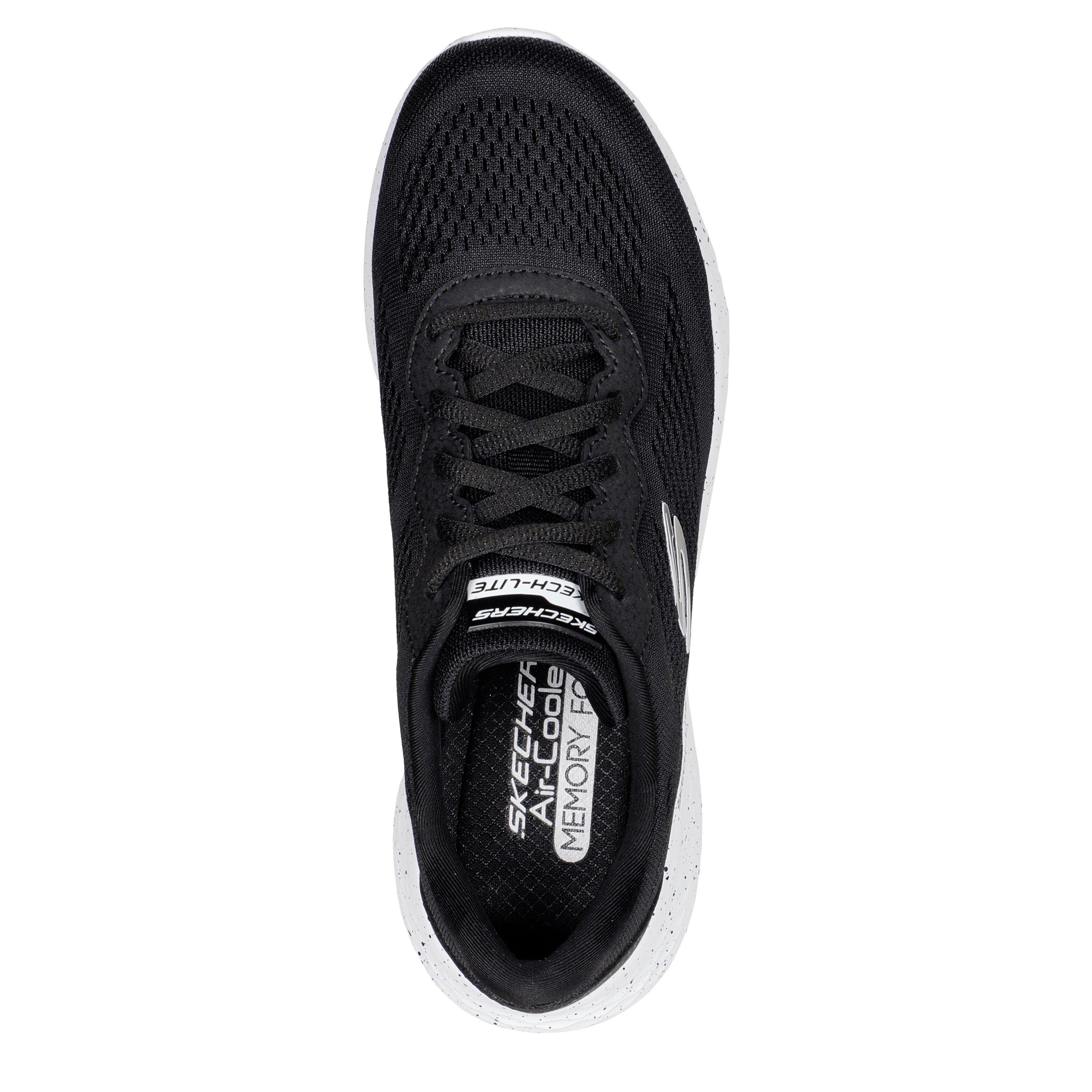 Noir/Blanc - Skechers - Engineered Mesh W Speckle Trim Lac Slip On Trainers Womens - 5