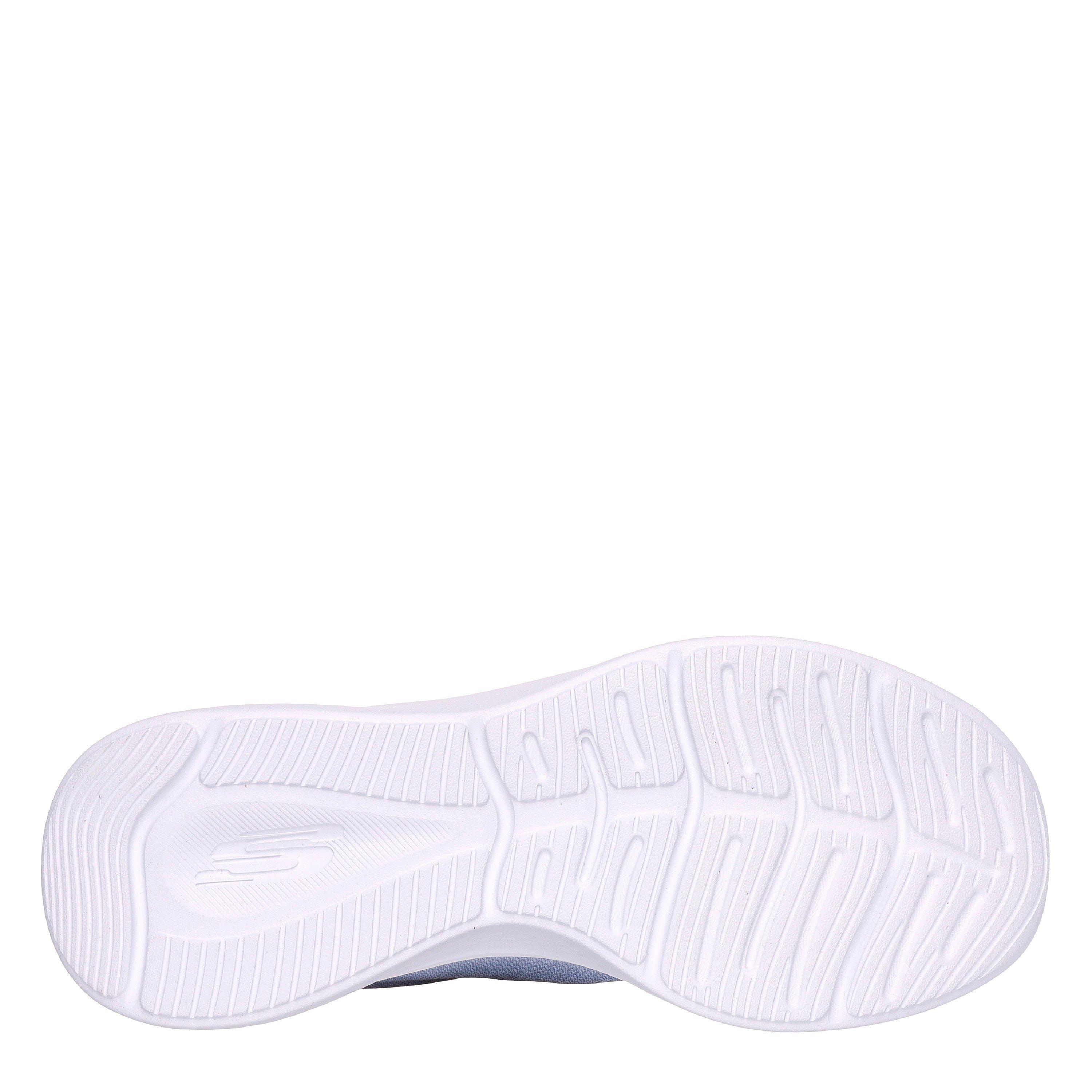 Black/White - Skechers - Ombre Engineered Mesh Lace-Up W Ai Slip On Trainers Womens - 6