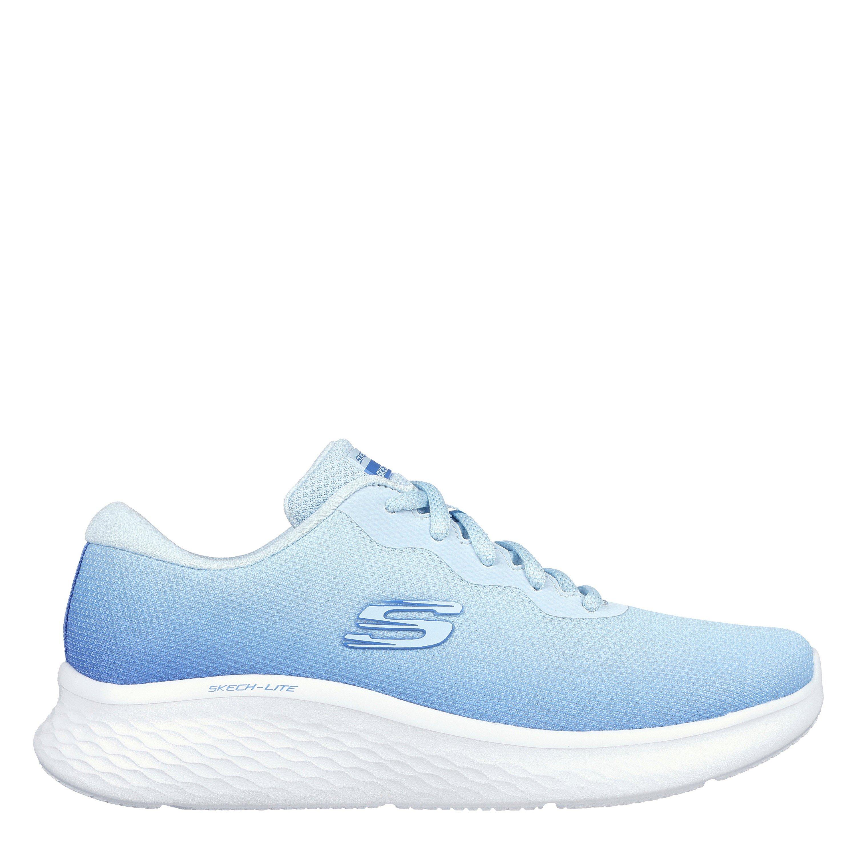 Light Blue - Skechers - Ombre Engineered Mesh Lace-Up W Ai Slip On Trainers Womens - 1