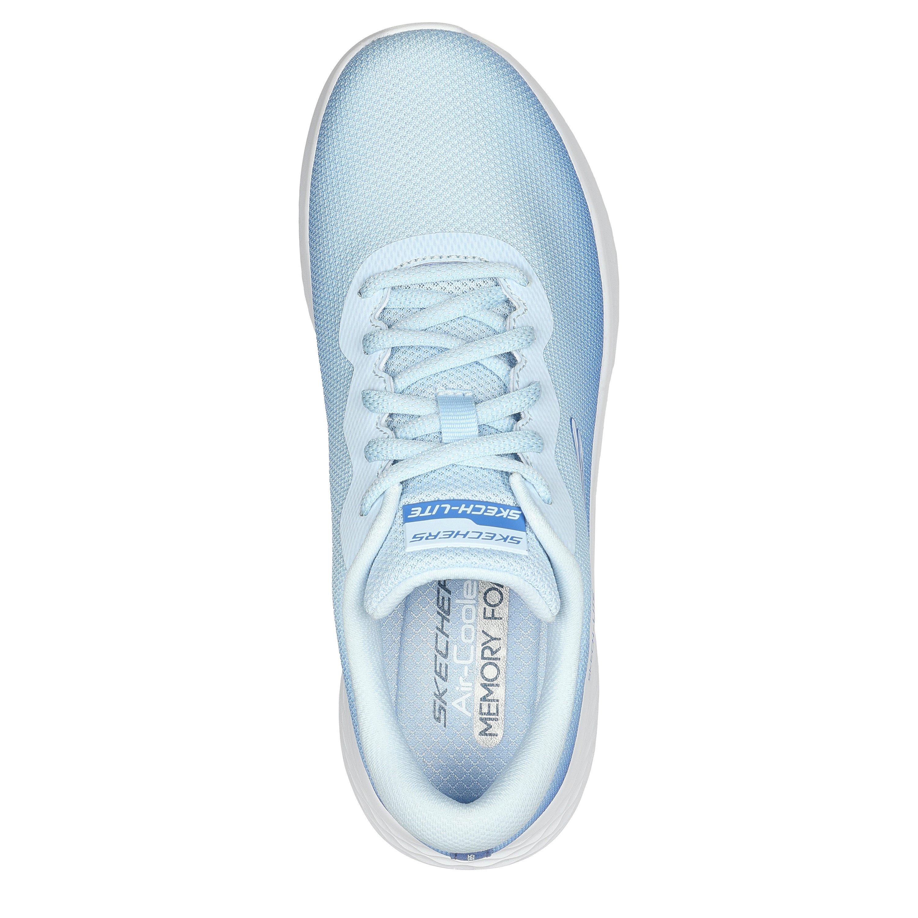 Light Blue - Skechers - Ombre Engineered Mesh Lace-Up W Ai Slip On Trainers Womens - 5