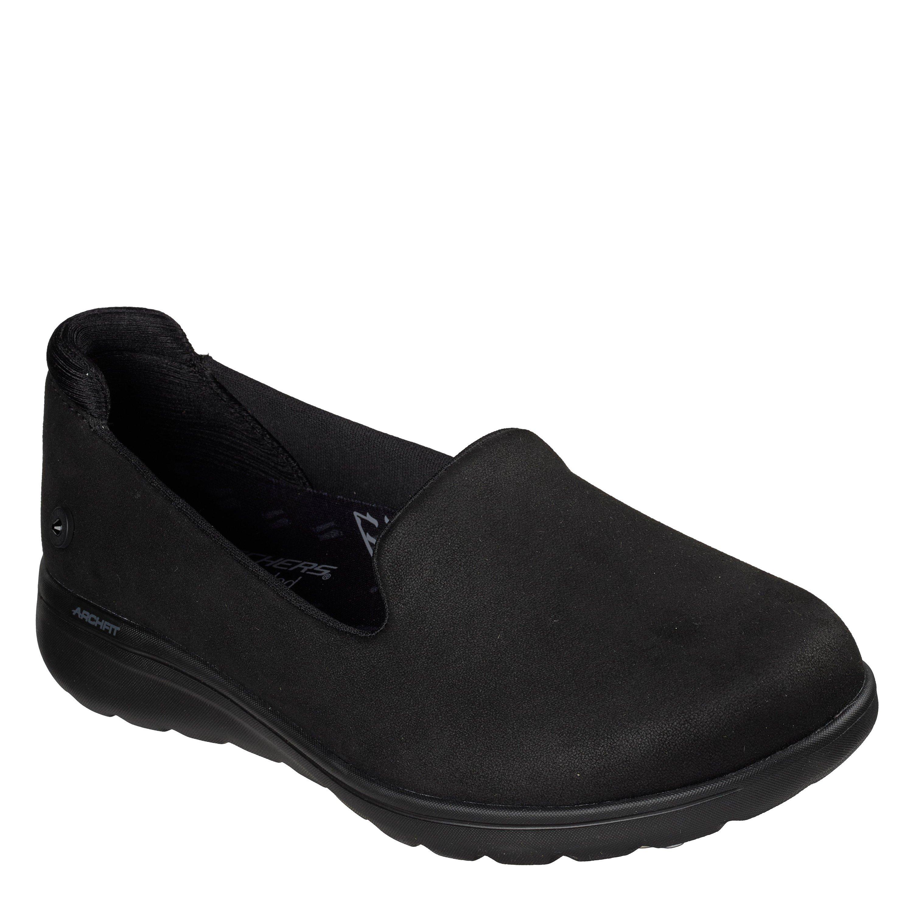 Noir - Skechers - Women's AF N Joy Lite Slip-On Low-Top Trainers - 3