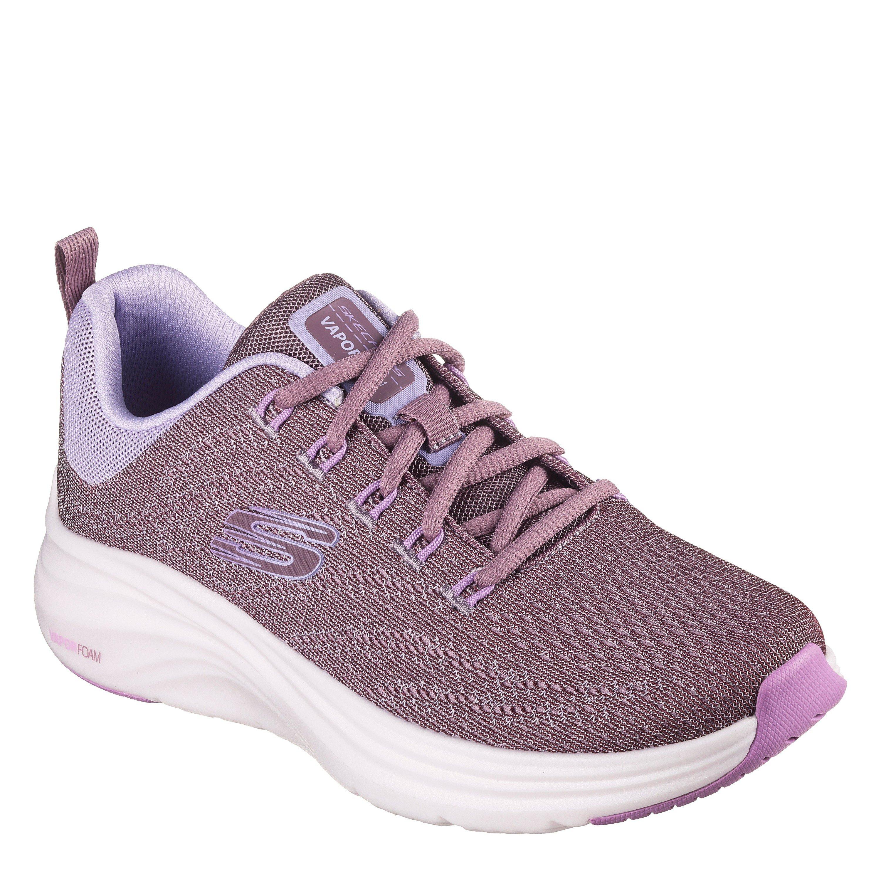 Mauve/Multi - Skechers - Women's Engineered Mesh Air Cool Slip On Trainers - 3