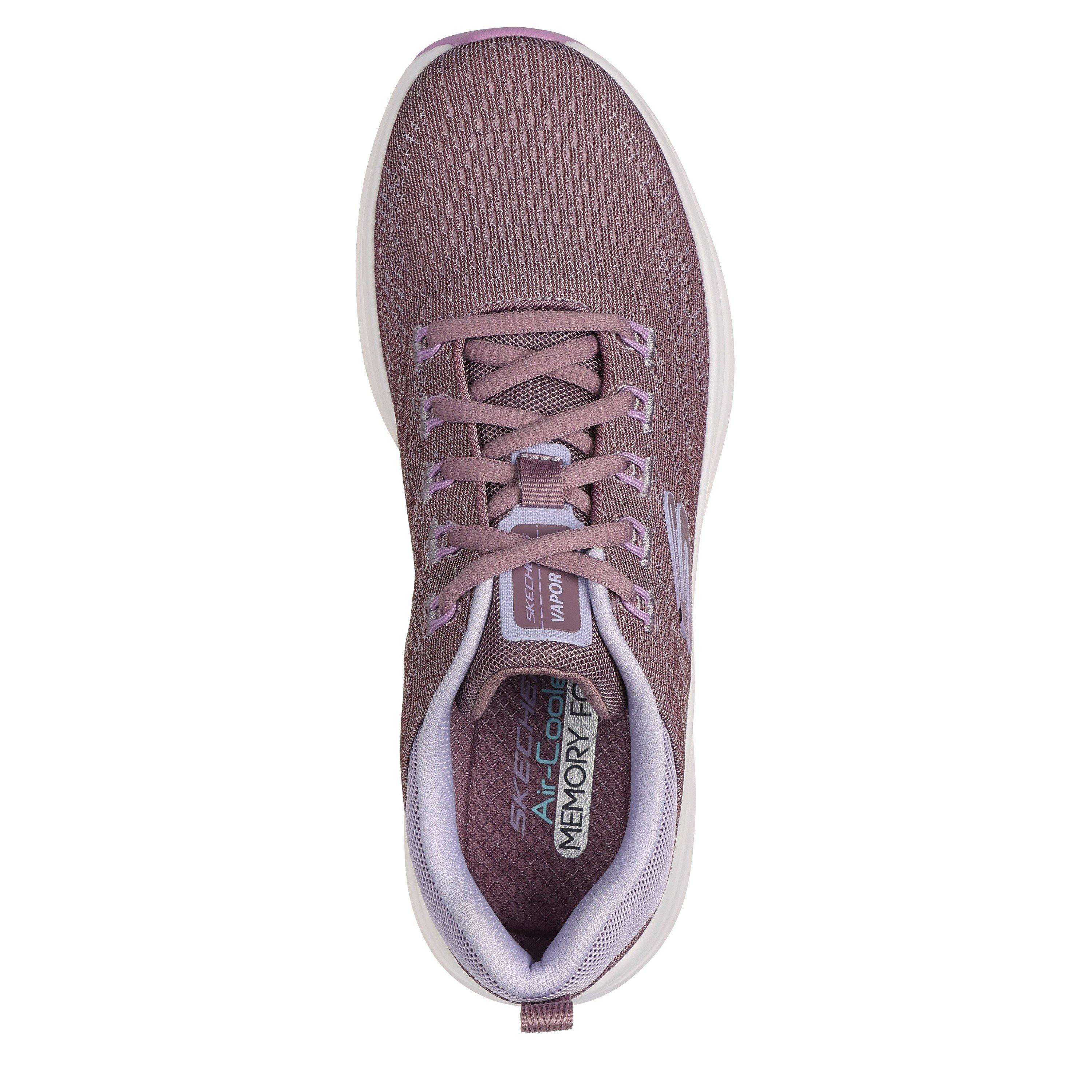 Mauve/Multi - Skechers - Women's Engineered Mesh Air Cool Slip On Trainers - 4