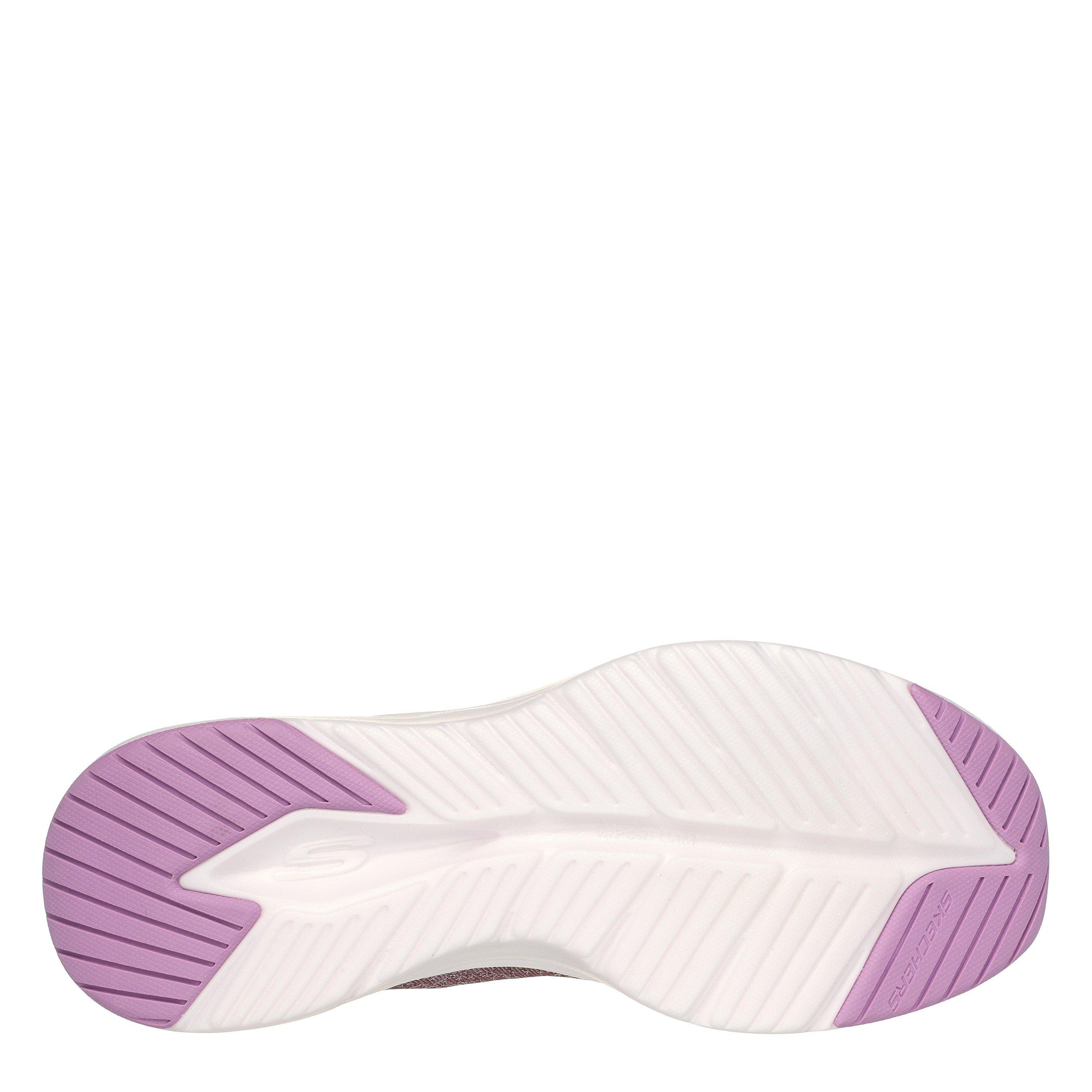 Mauve/Multi - Skechers - Women's Engineered Mesh Air Cool Slip On Trainers - 5