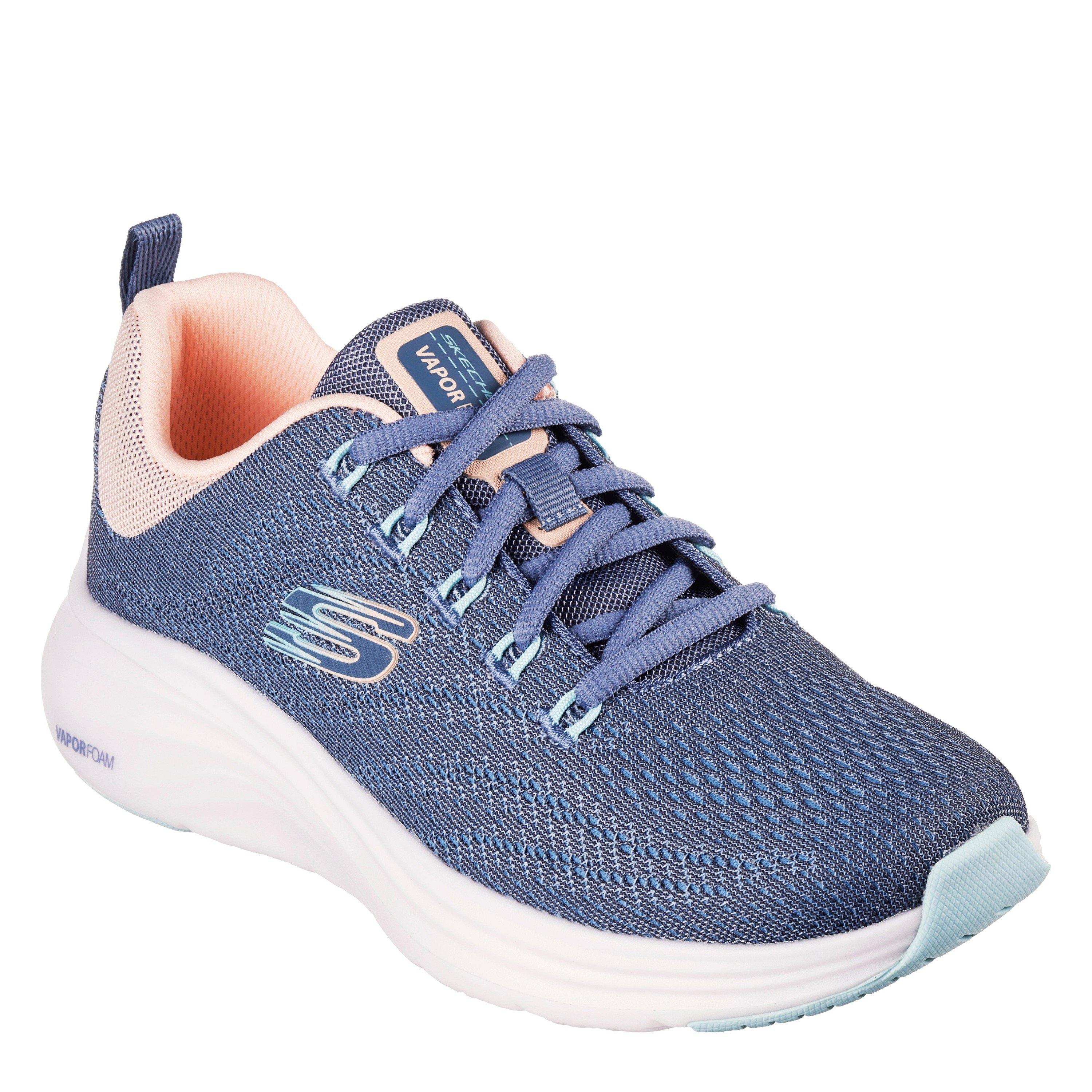 Marine/Multicolore - Skechers - Engineered Mesh Lace-Up W Air-Cool Slip On Trainers Womens - 1