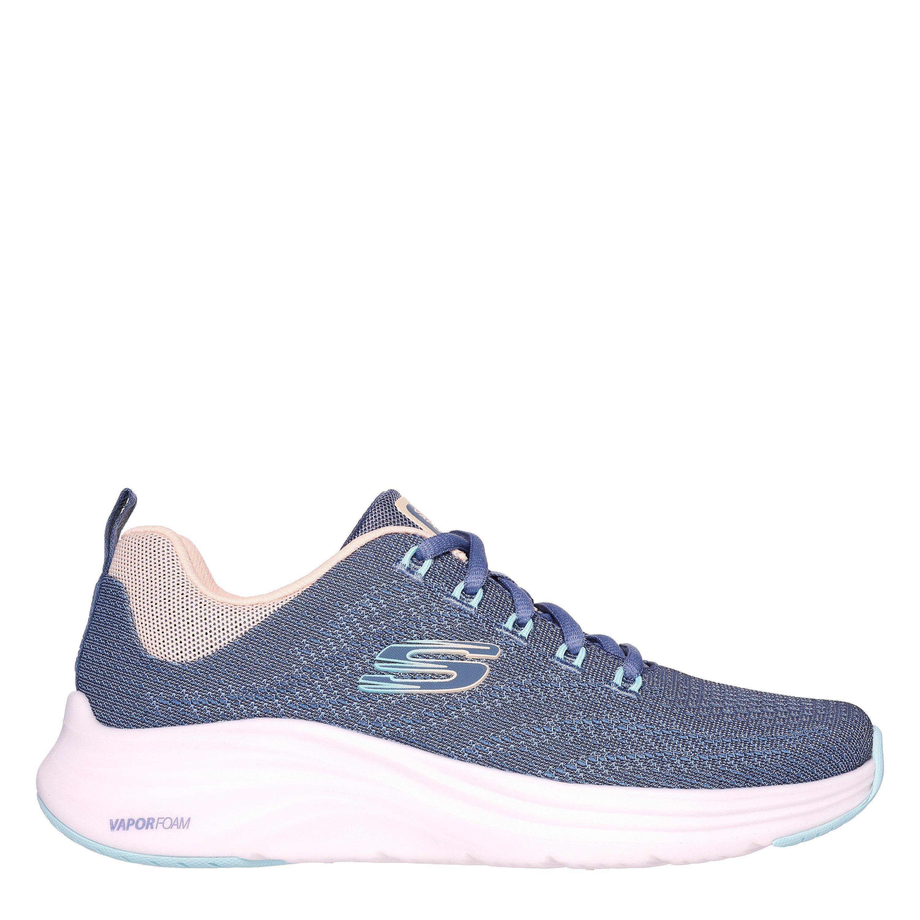 Marine/Multicolore - Skechers - Engineered Mesh Lace-Up W Air-Cool Slip On Trainers Womens - 3