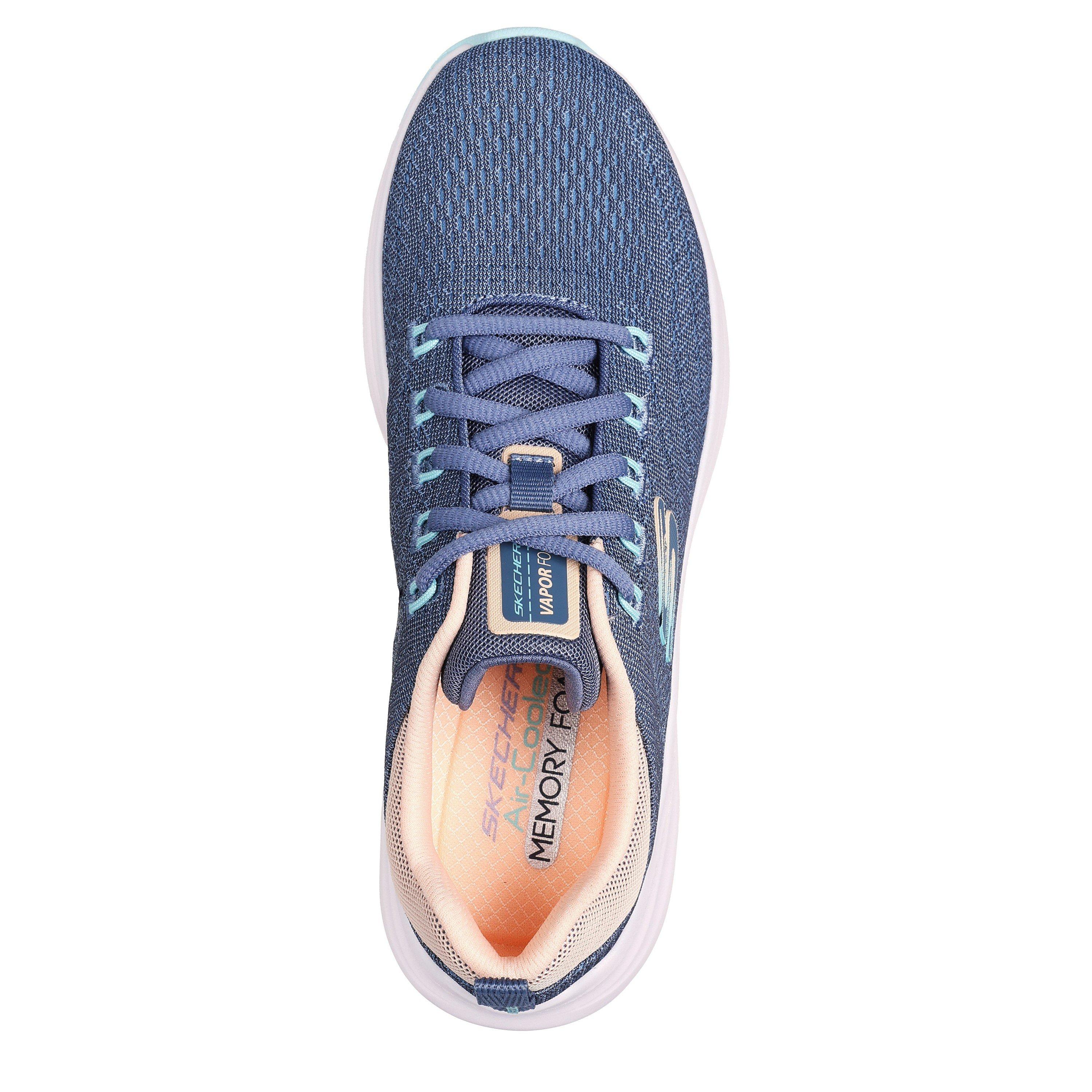 Marine/Multicolore - Skechers - Engineered Mesh Lace-Up W Air-Cool Slip On Trainers Womens - 5