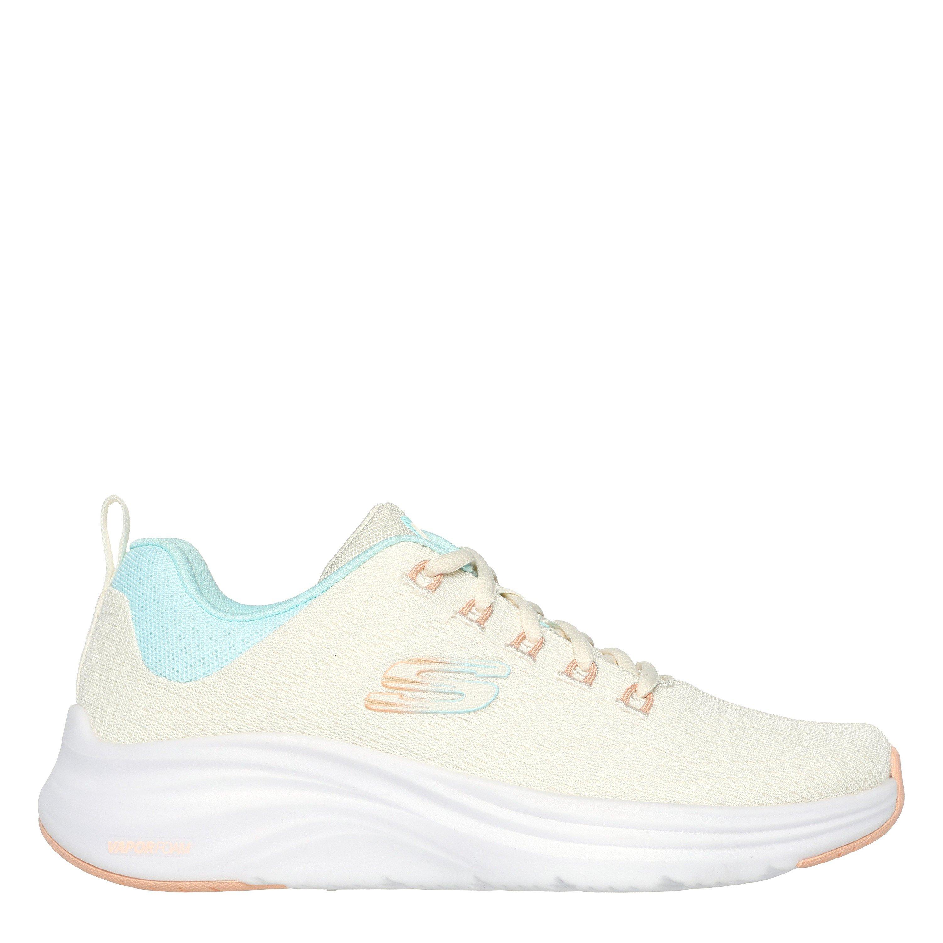Skechers Women's Engineered Mesh Air Cool Slip On Trainers - Natural/ - 3.5 (36.5)