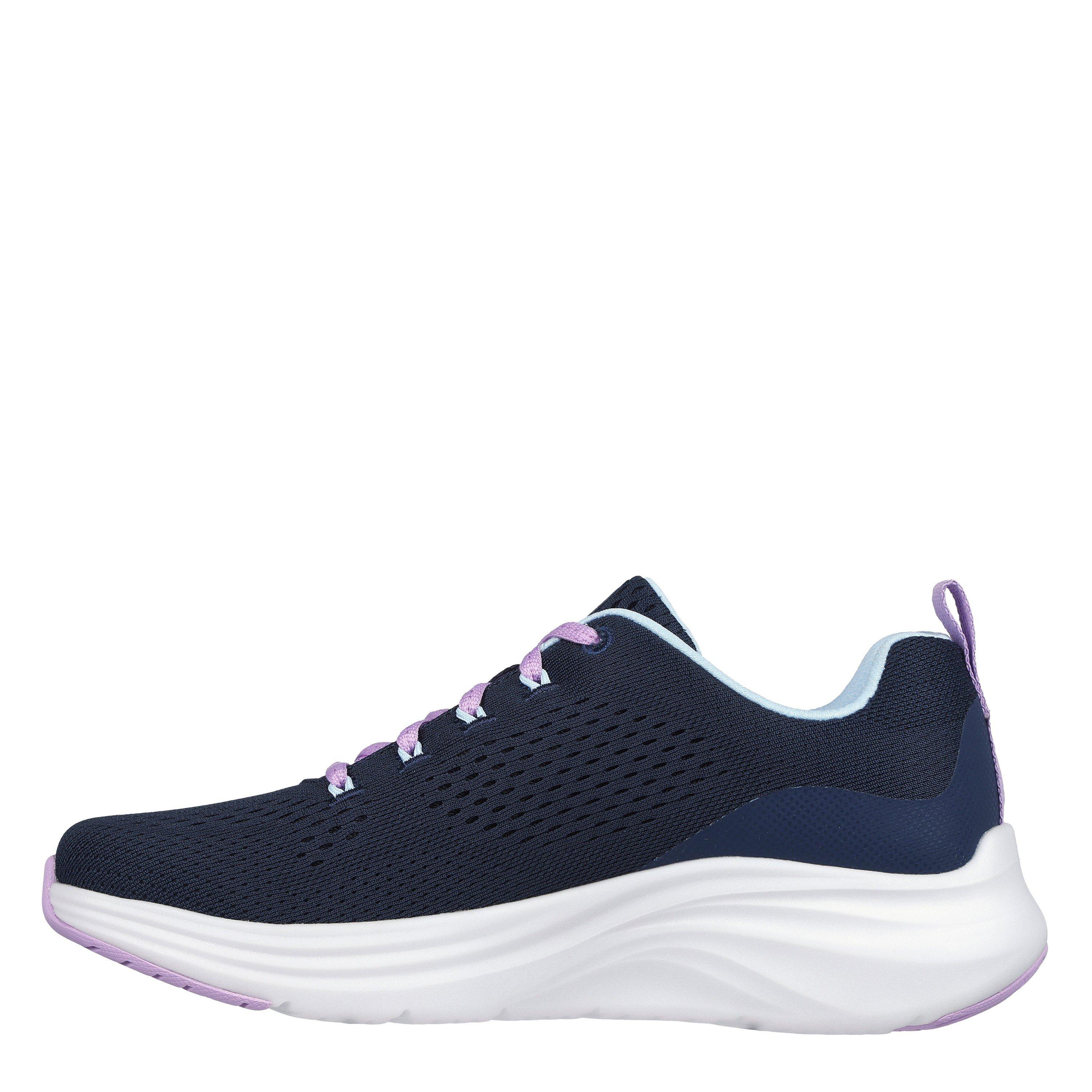 Azul-marinho/Lavanda - Skechers - Engineered Mesh Lace-Up W Air-Cool Low-Top Trainers Womens - 2