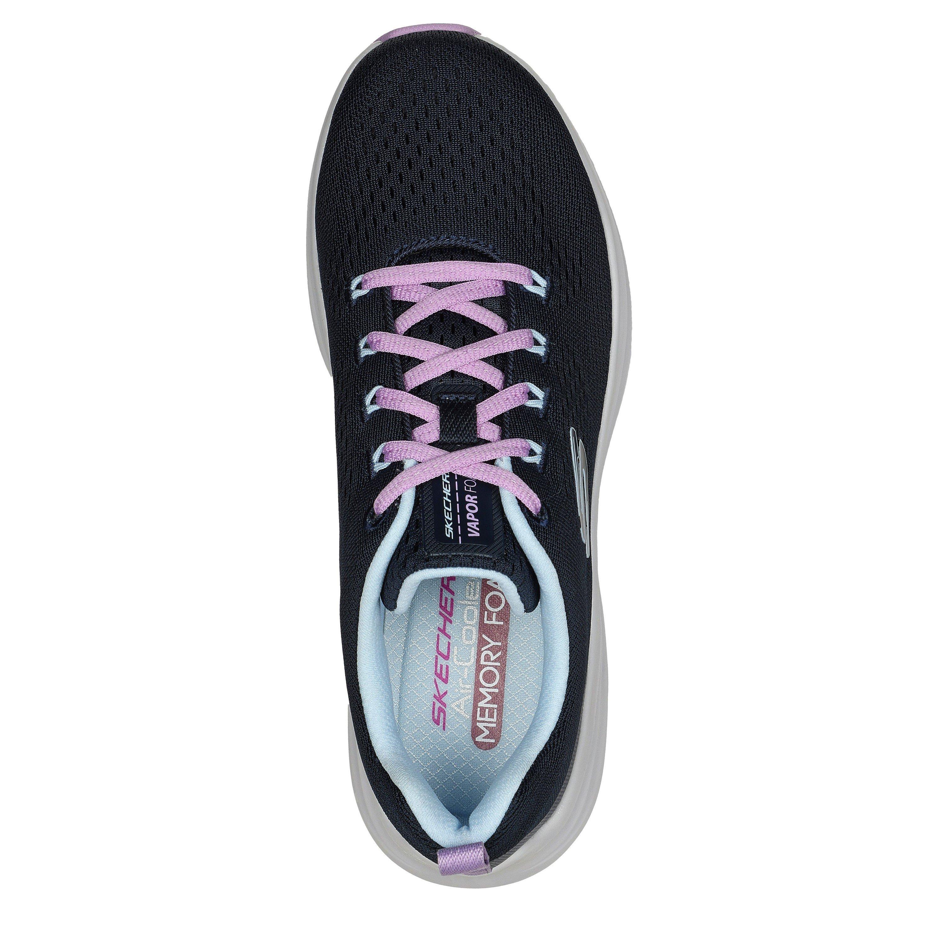 Navy/Lavender - Skechers - Women's Low Top Casual Trainers - 6
