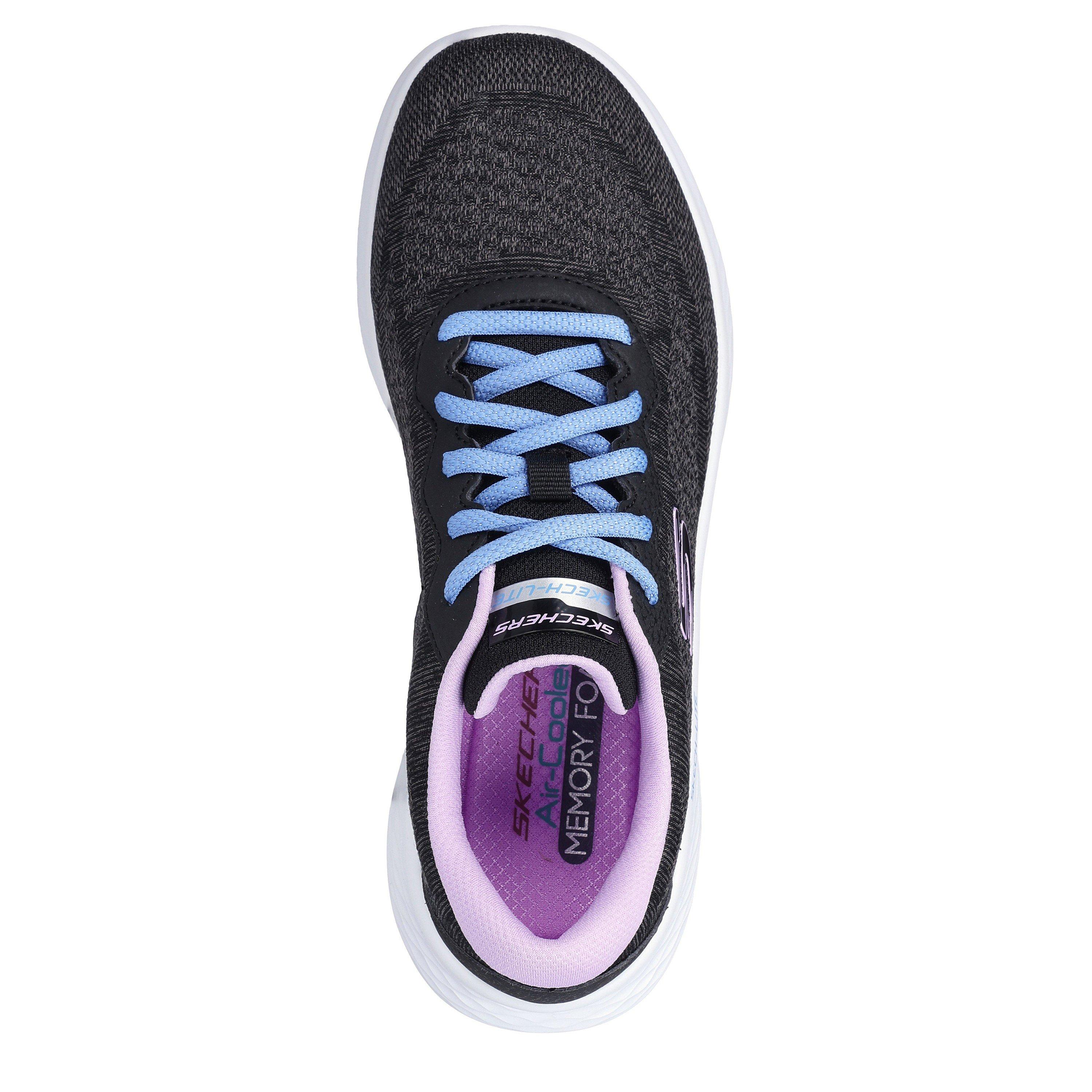 Schwarz/Lavendel - Skechers - Women's Slip On Trainers - 6