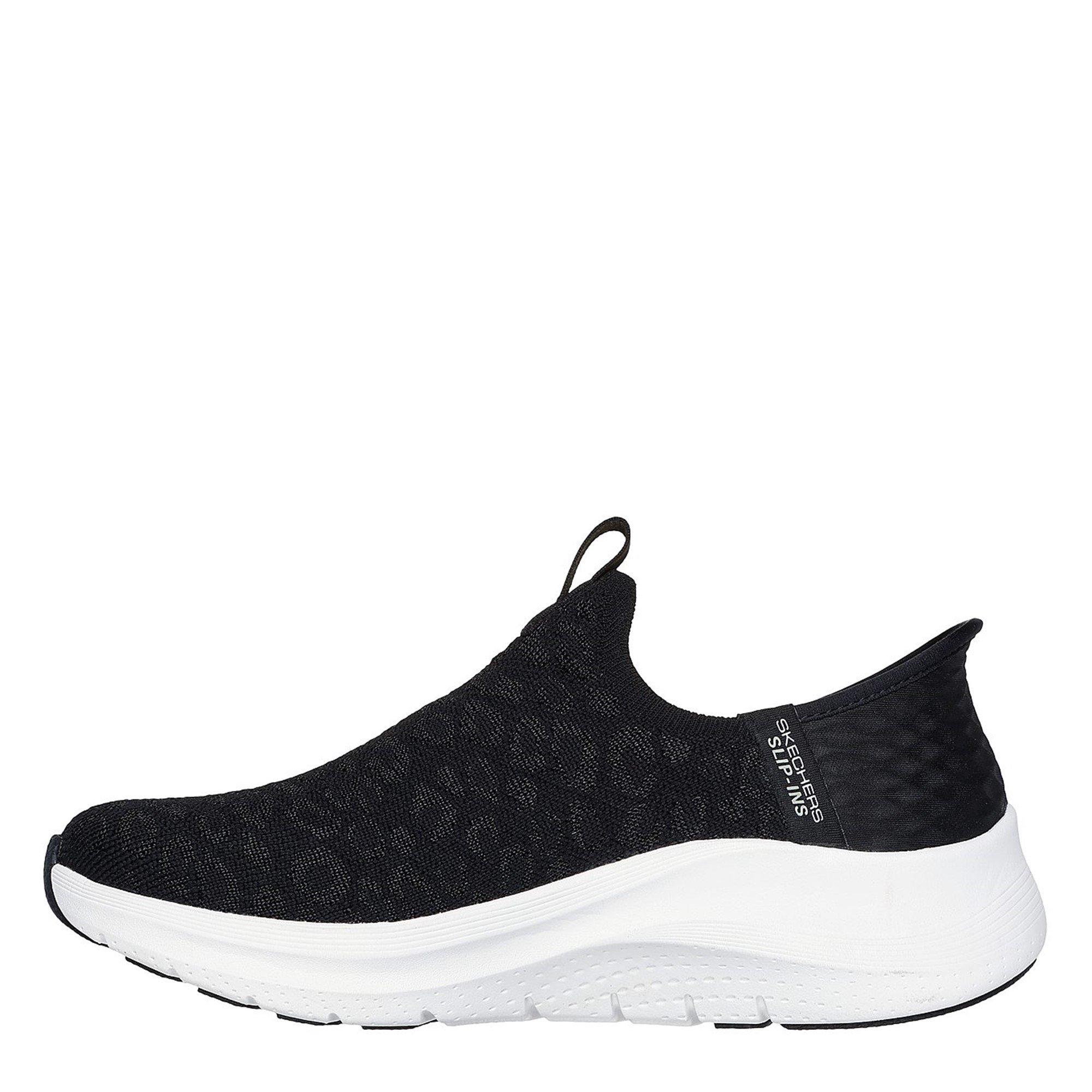 Black - Skechers - Arch Fit 2.0 Slip On Trainers Womens - 2